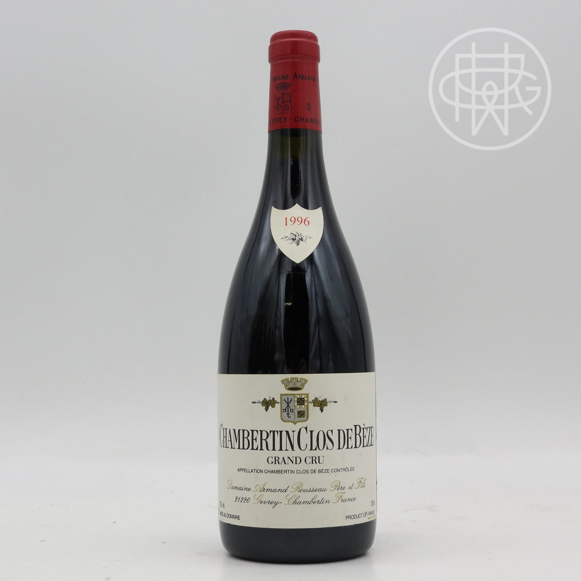 Armand Rousseau Chambertin Clos de Beze 1996 750mL (Nicked Label)
