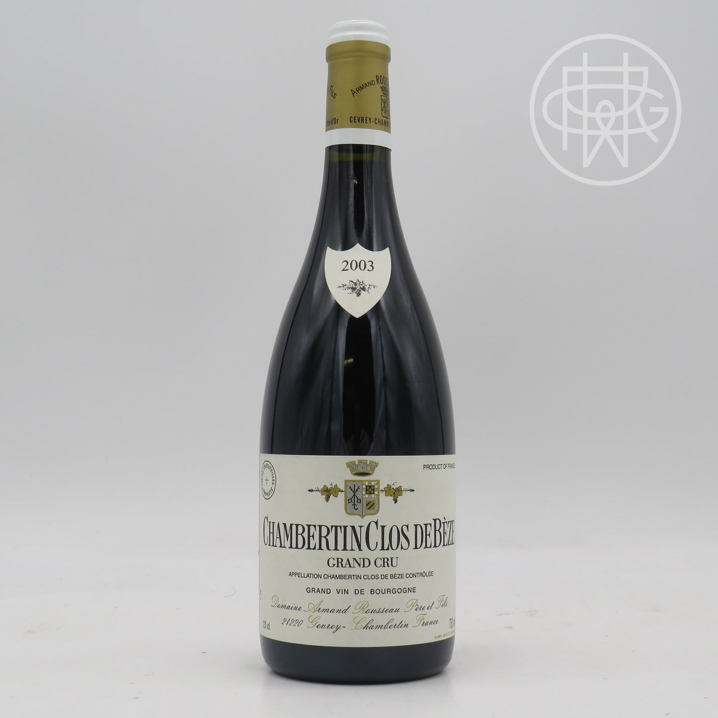 Armand Rousseau Chambertin Clos de Beze 2003 750mL