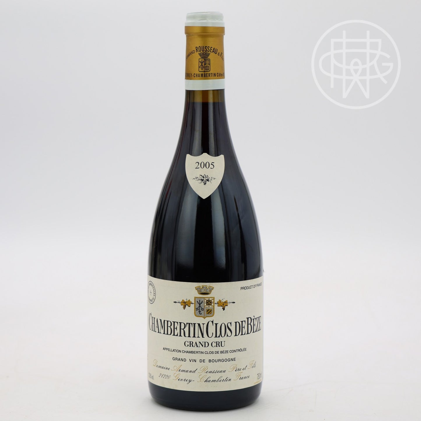 Armand Rousseau Chambertin Clos de Beze 2005 750mL (Cut Capsule)