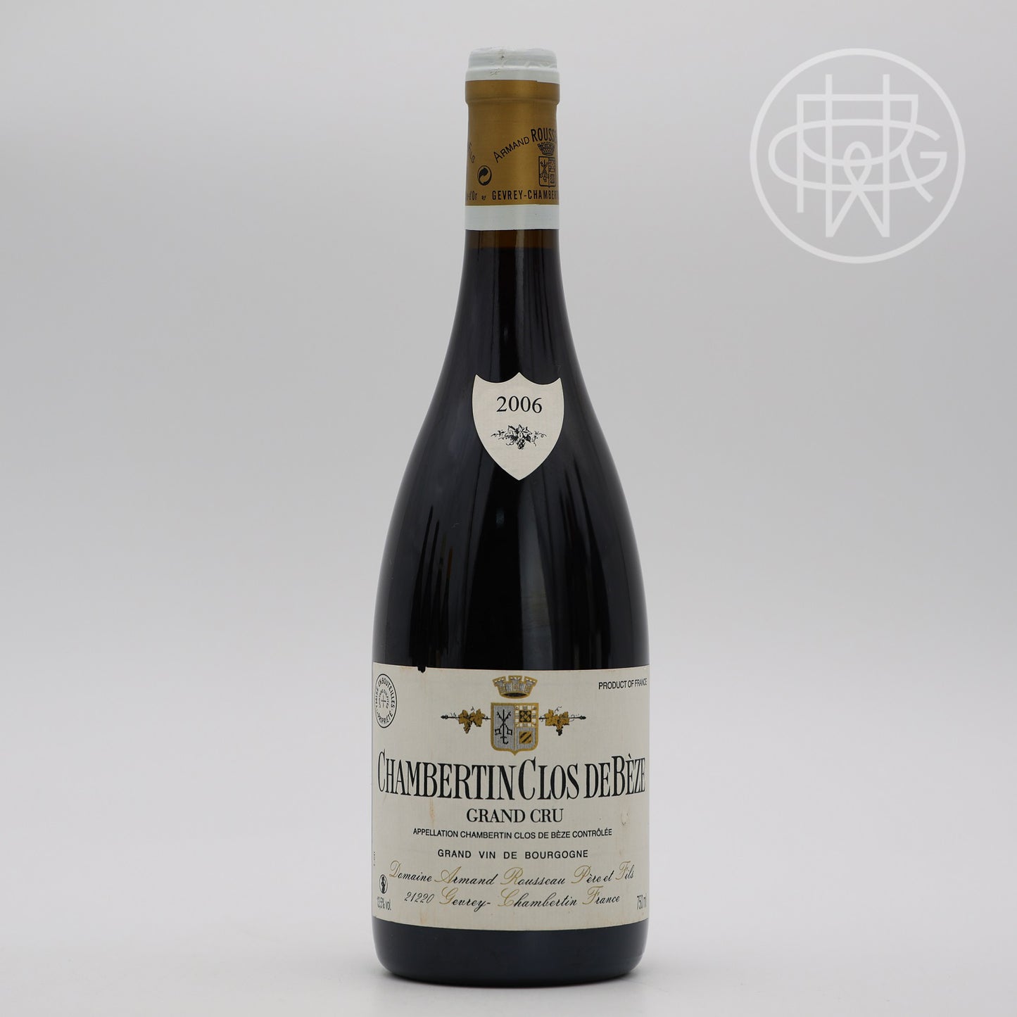Armand Rousseau Chambertin Clos de Beze 2006 750mL (Slightly Nicked Label)