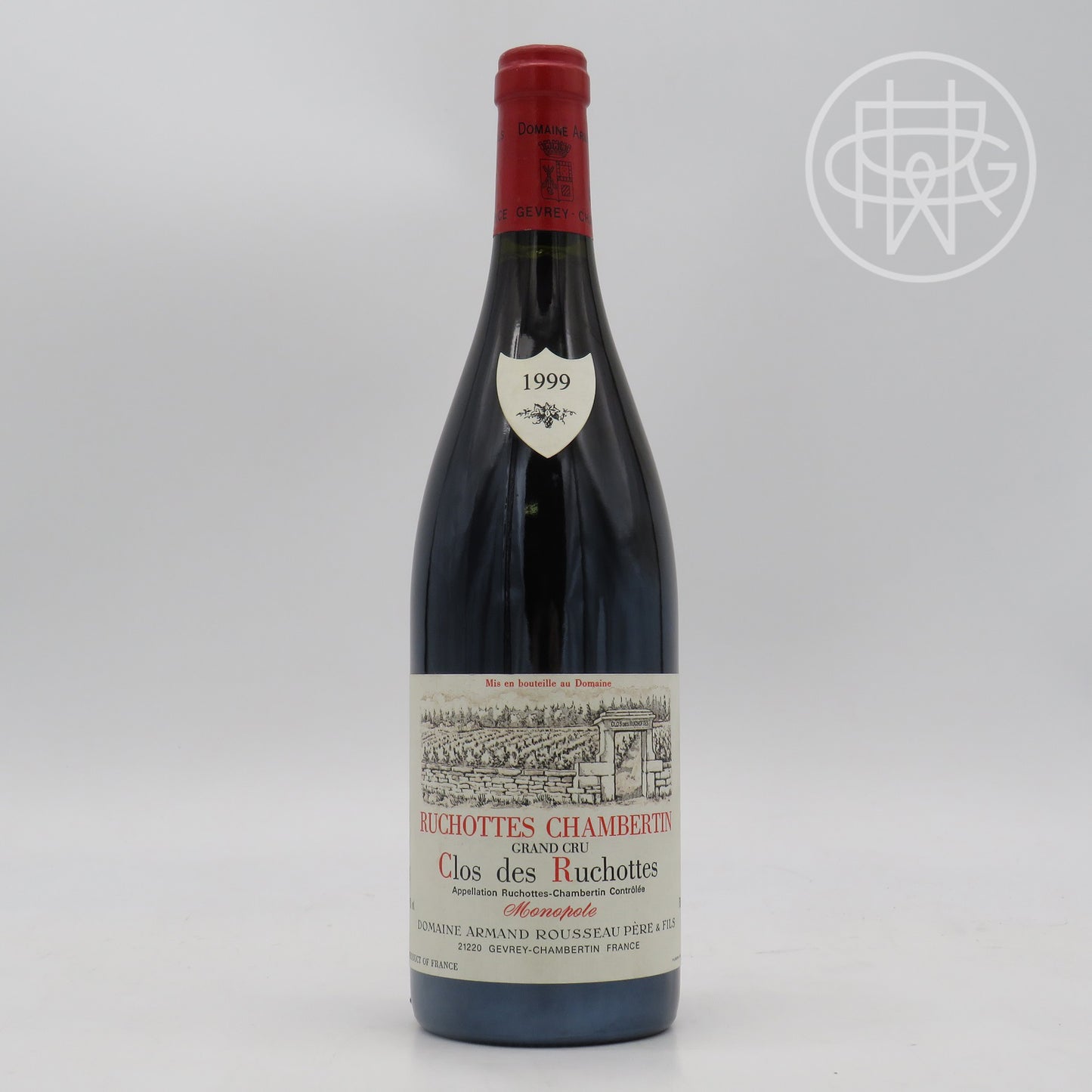 Armand Rousseau Chambertin Clos des Ruchottes 1999 750mL