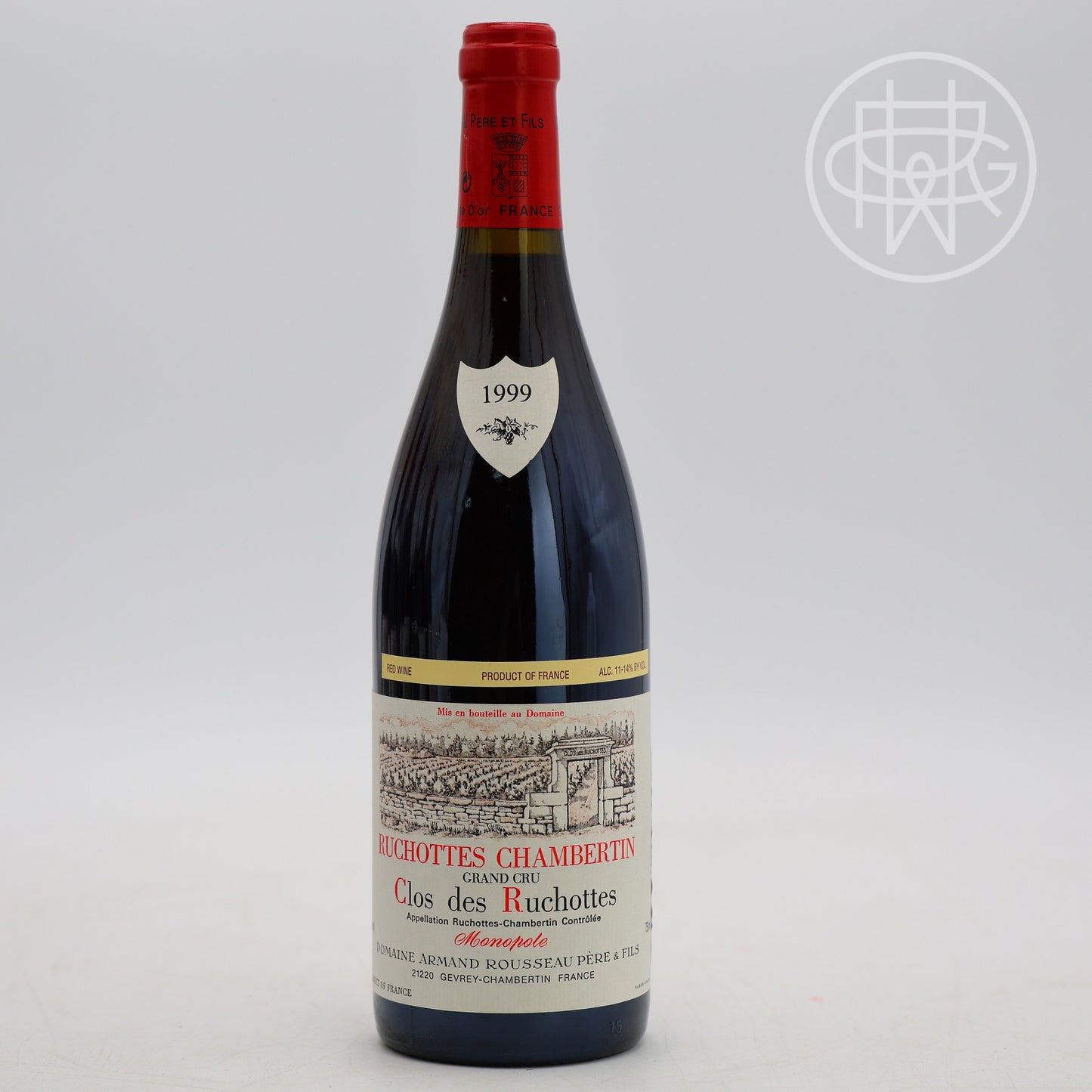 Armand Rousseau Chambertin Clos des Ruchottes 1999 750mL