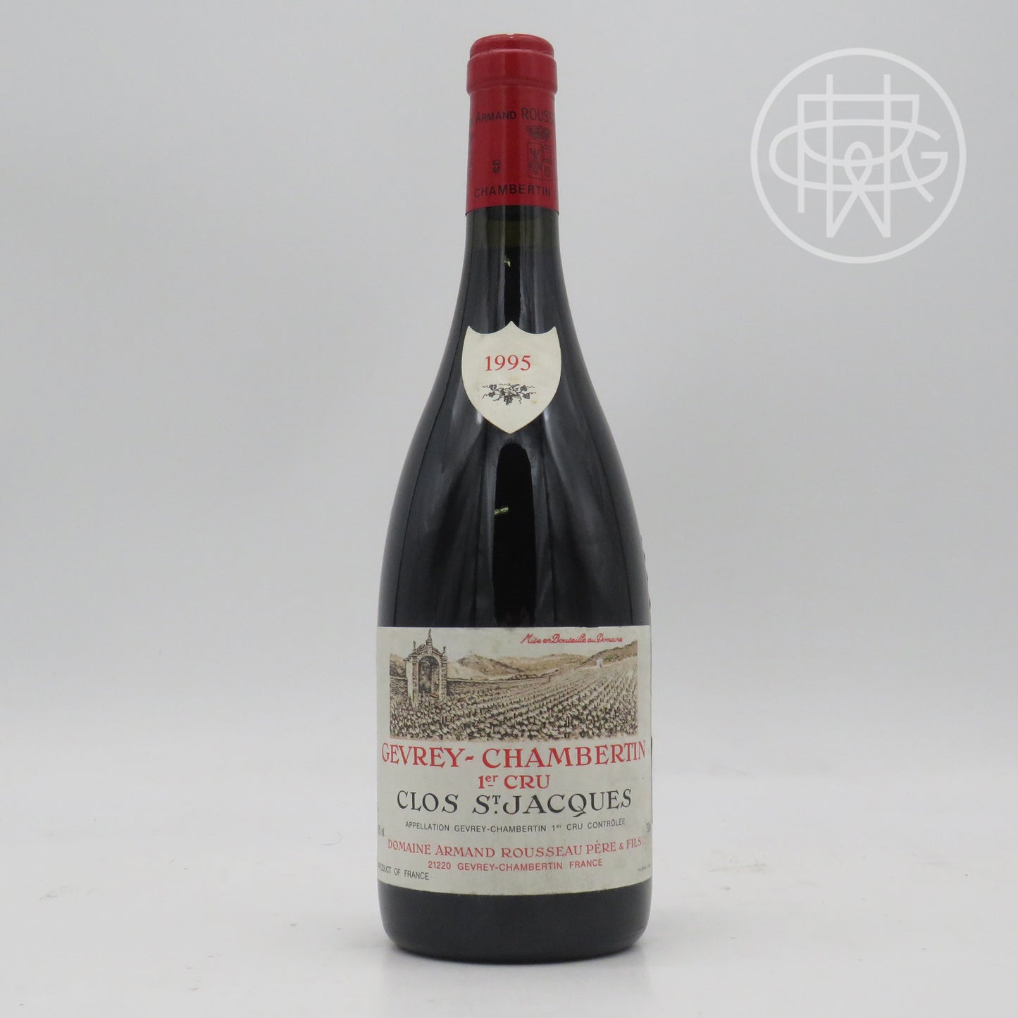 Armand Rousseau Clos St. Jacques 1995 750mL (Slightly Soiled Label)