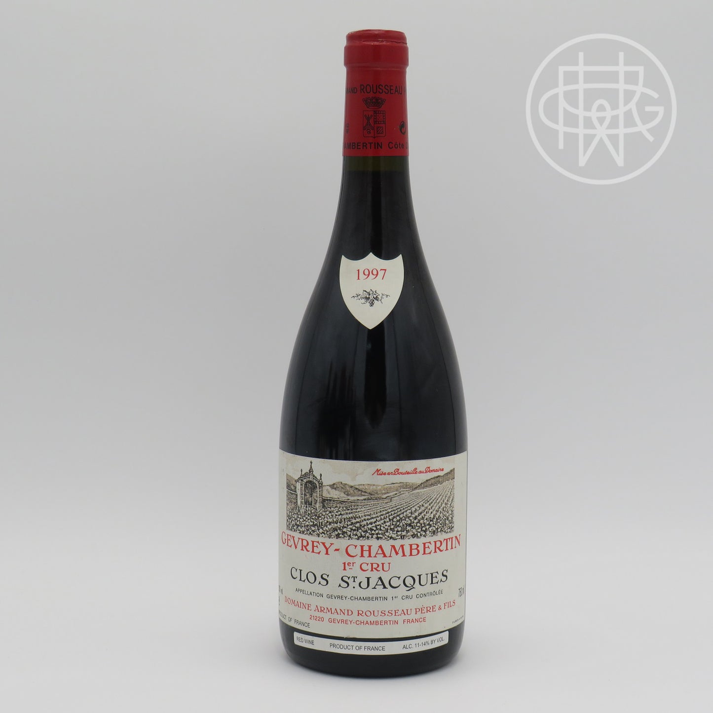 Armand Rousseau Clos St. Jacques 1997 750mL (Soiled Label)