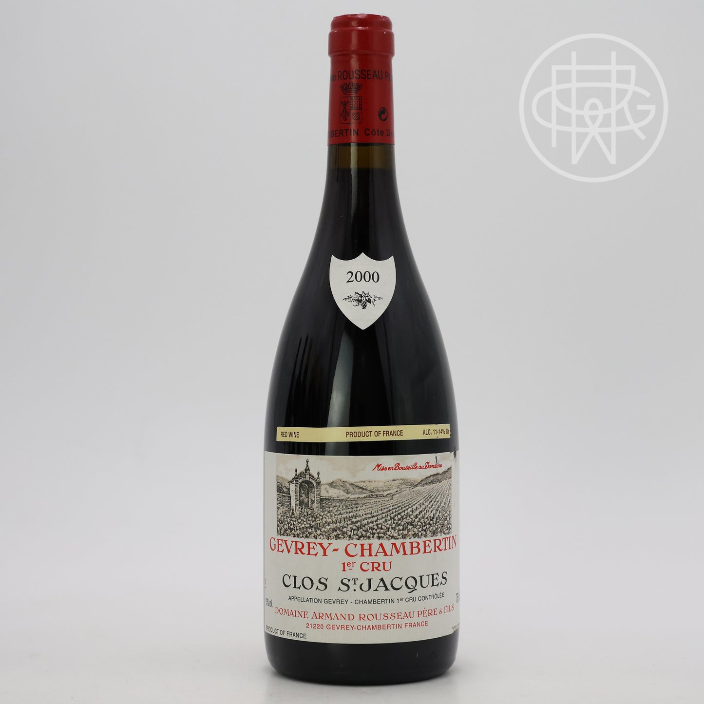 Armand Rousseau Clos St. Jacques 2000 750mL (Nicked Label)