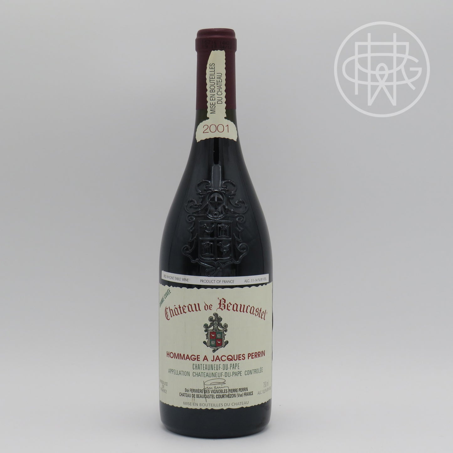 Beaucastel Hommage a Jacques Perrin 2001 750mL