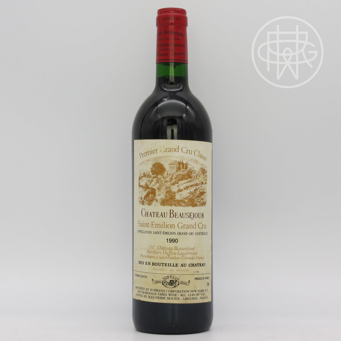 Beausejour Duffau Lagarrosse 1990 750mL