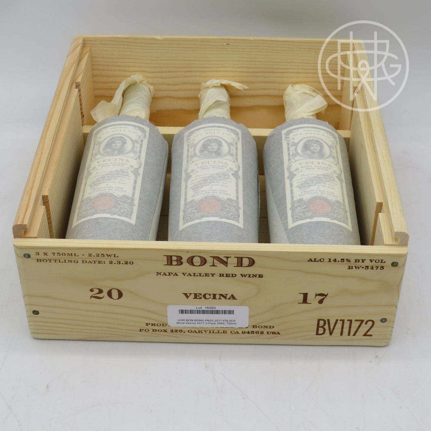 Bond Vecina 2017 3-Pack OWC 750mL