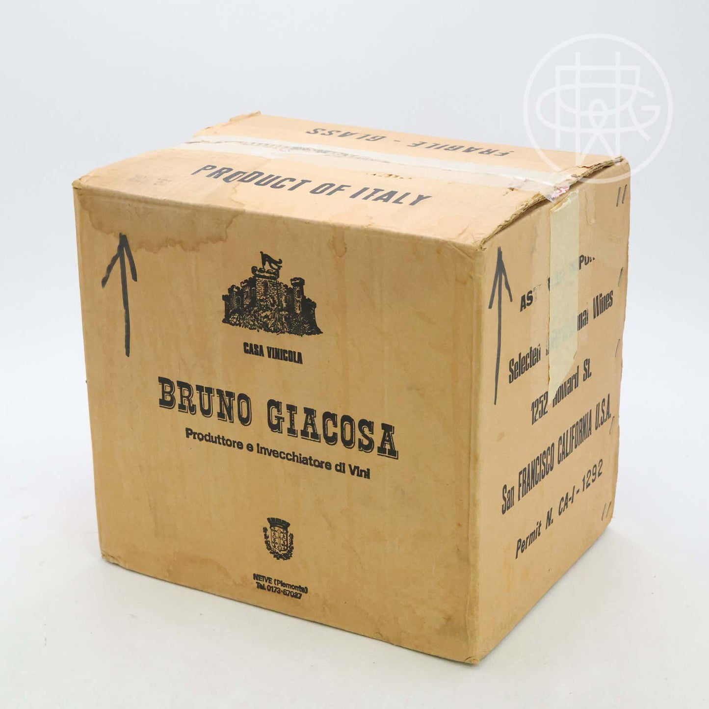 Bruno Giacosa Barolo Vigna Rionda di Serralunga d'Alba 1967 12-Pack OC 750mL