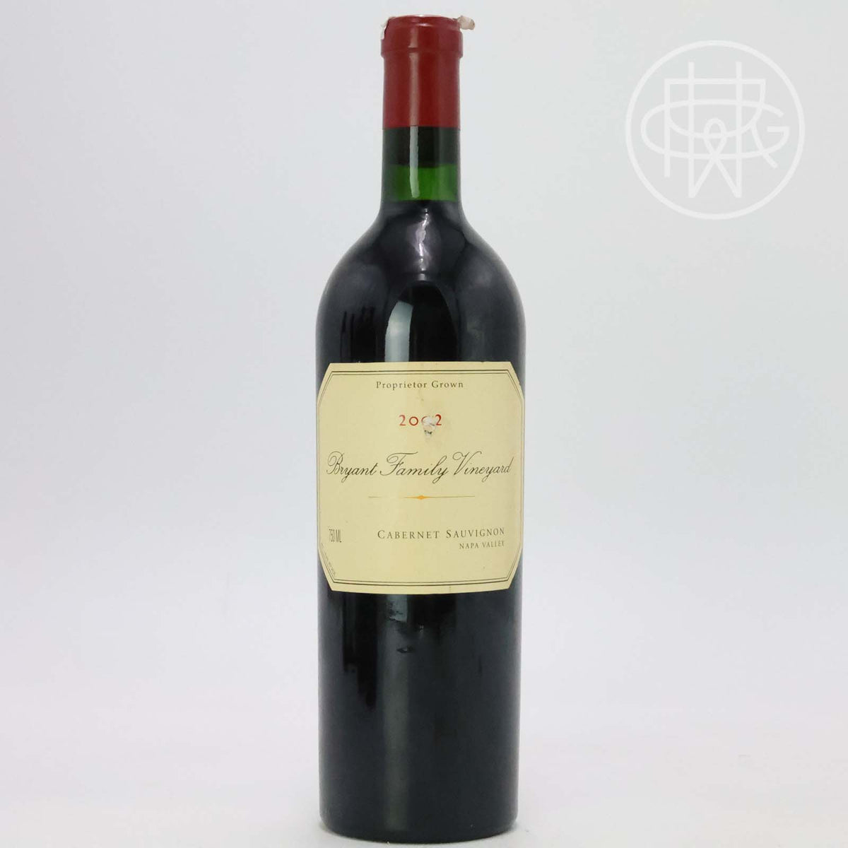 Bryant Family 2002 750mL (Slightly Soiled/Scuffed Label)