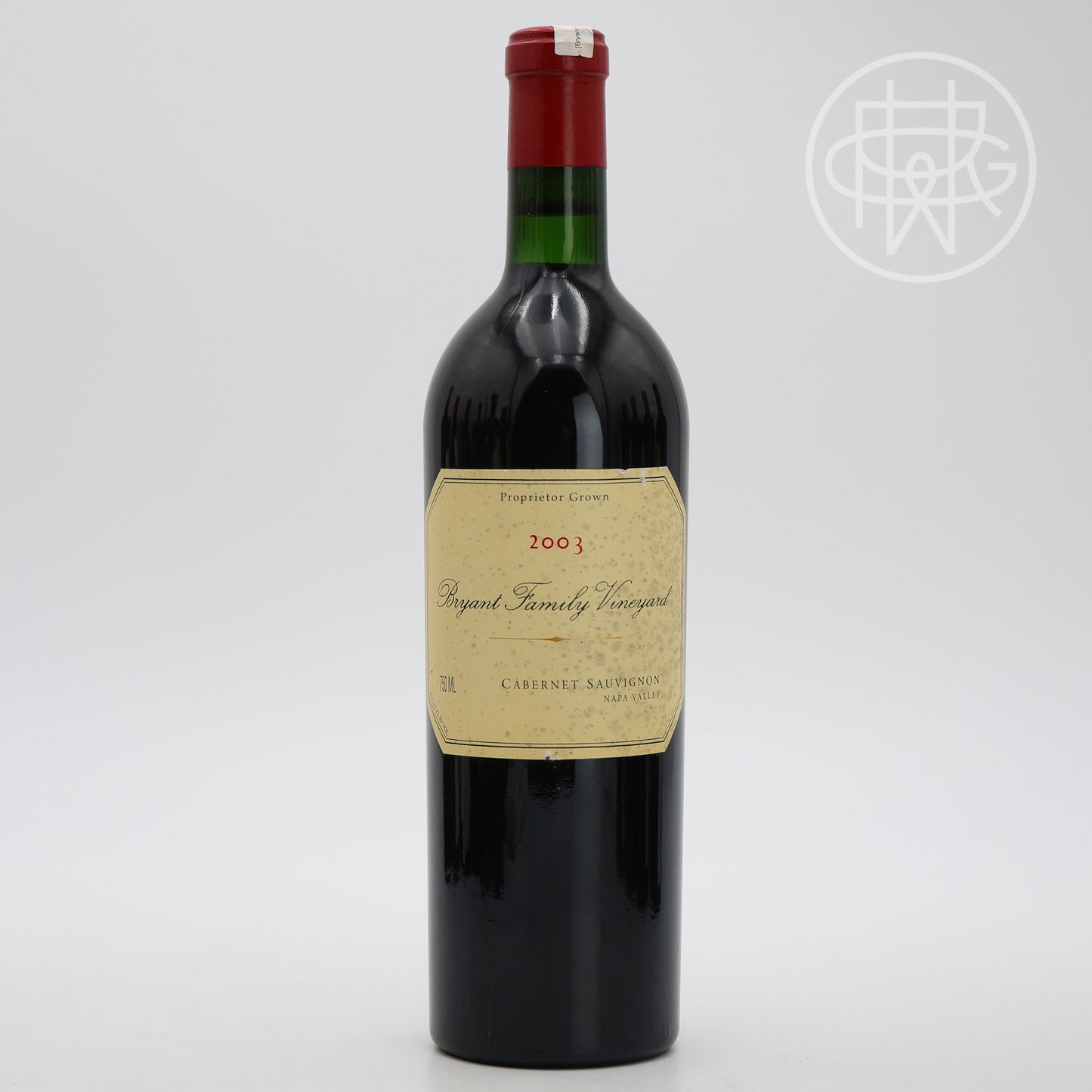 Bryant Family 2003 750mL (Slightly Soiled/Nicked Label)