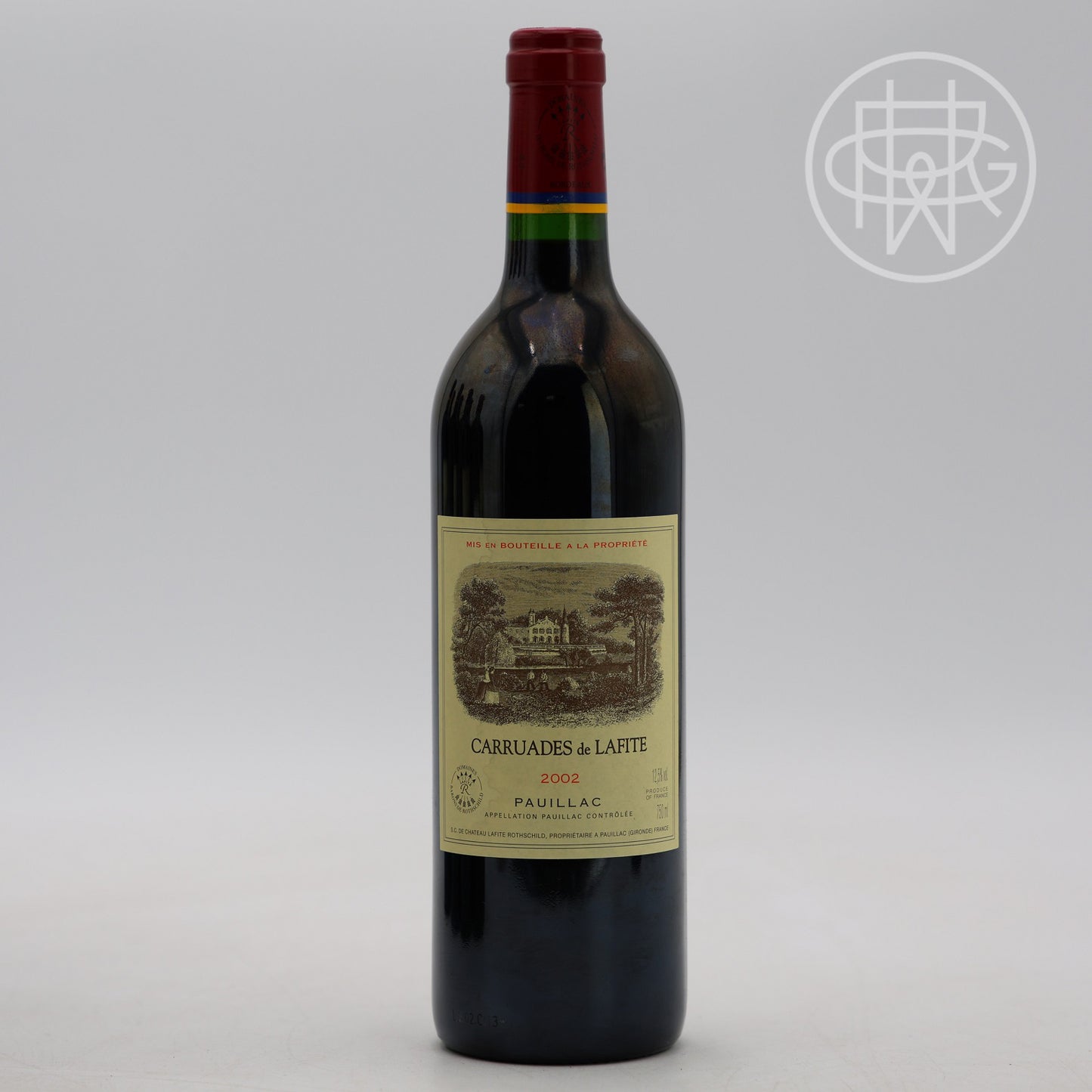 Carruades de Lafite 2002 750mL (Slightly Soiled Label)