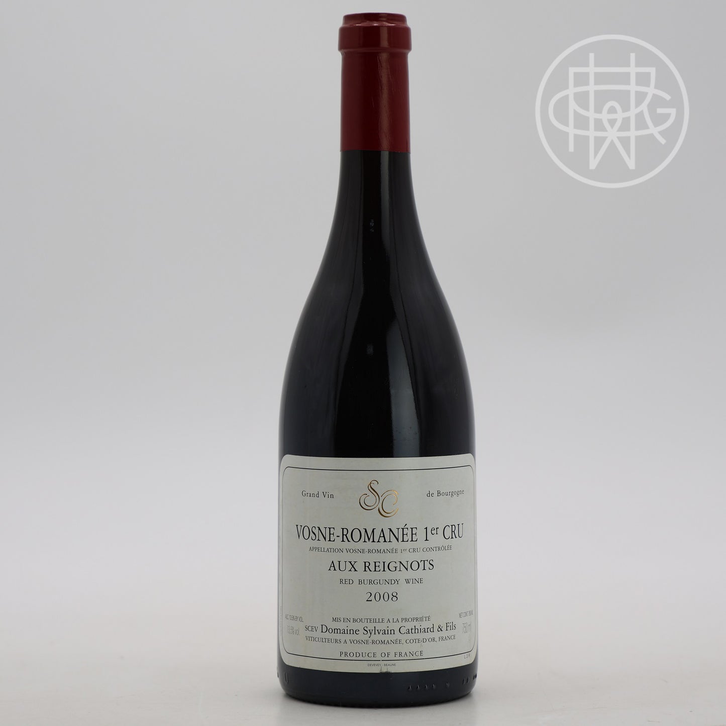 Cathiard Vosne Romanee Reignots 2008 750mL