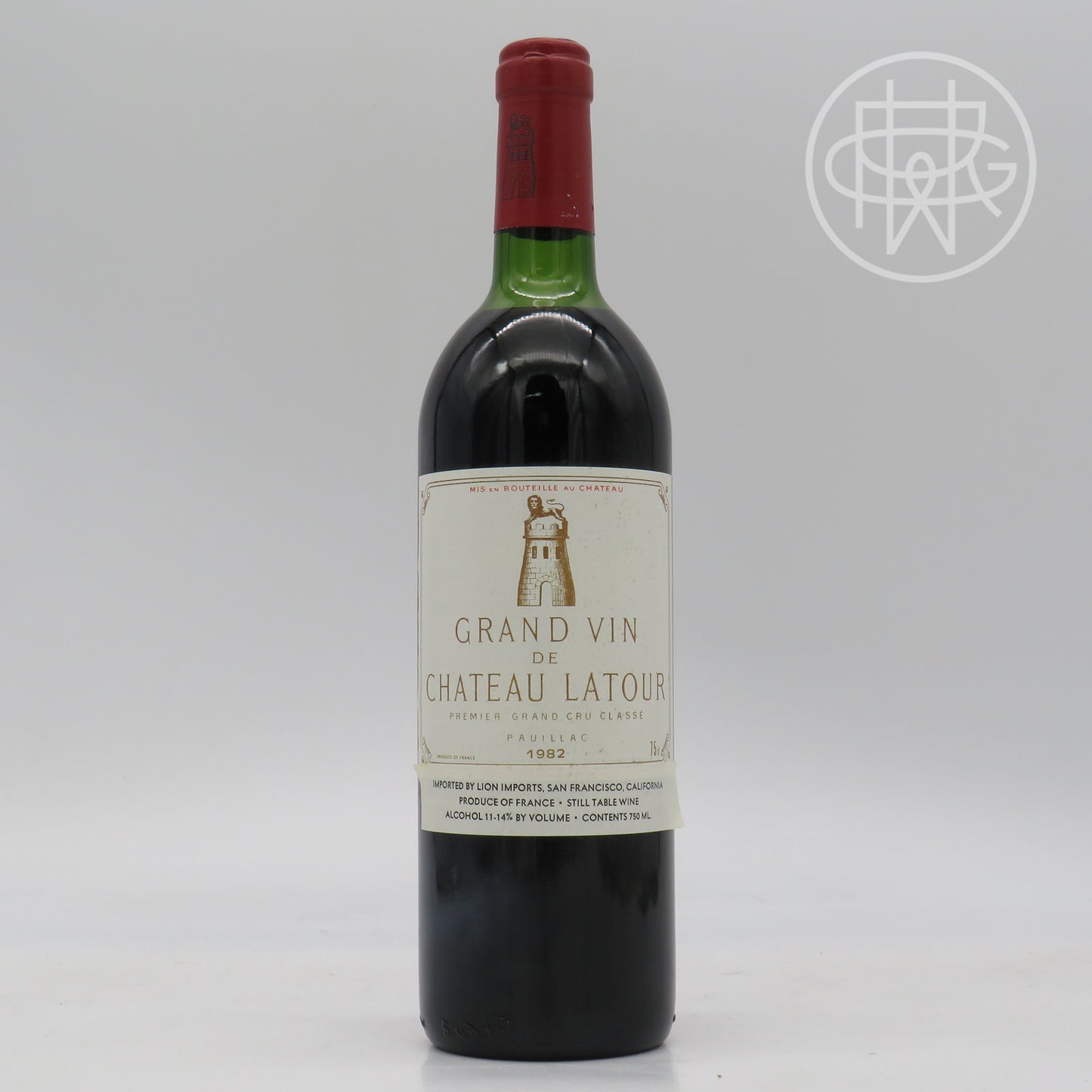 Chateau Latour 1982 750mL (High Shoulder)