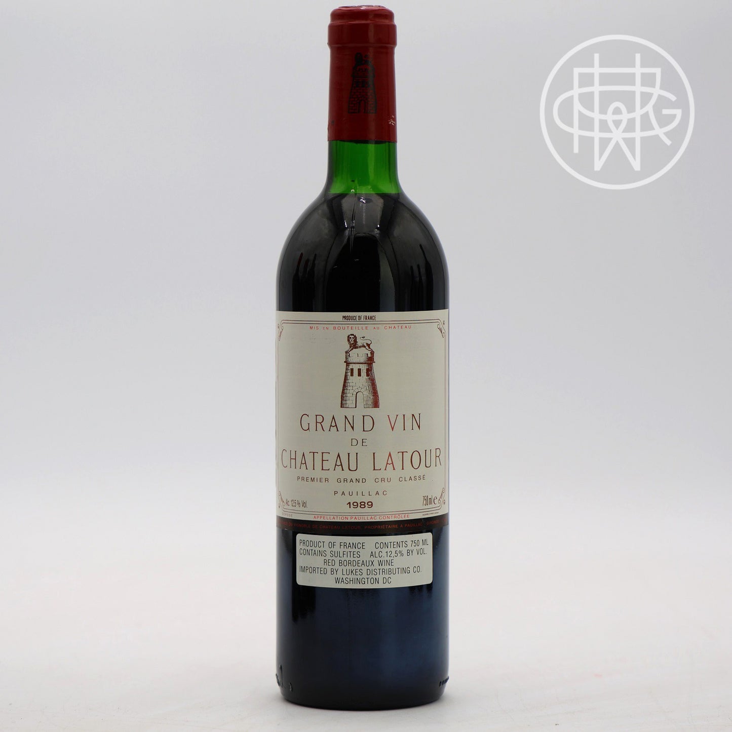 Chateau Latour 1989 750mL (Top Shoulder)