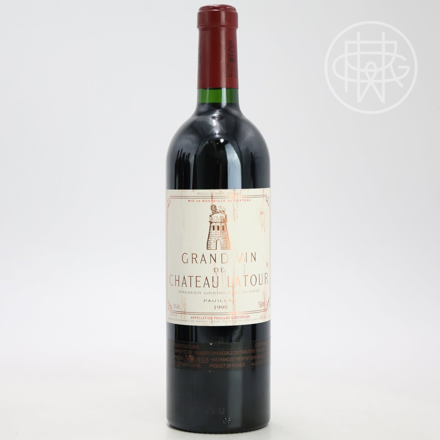 Chateau Latour 1999 750mL (Slightly Soiled Label)