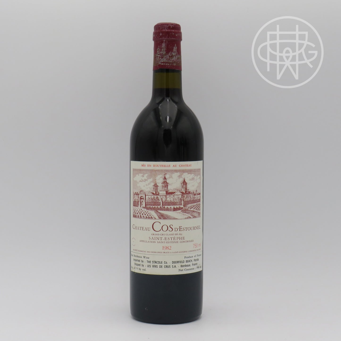 Cos d'Estournel 1982 750mL (Slightly Oxidized Capsule)