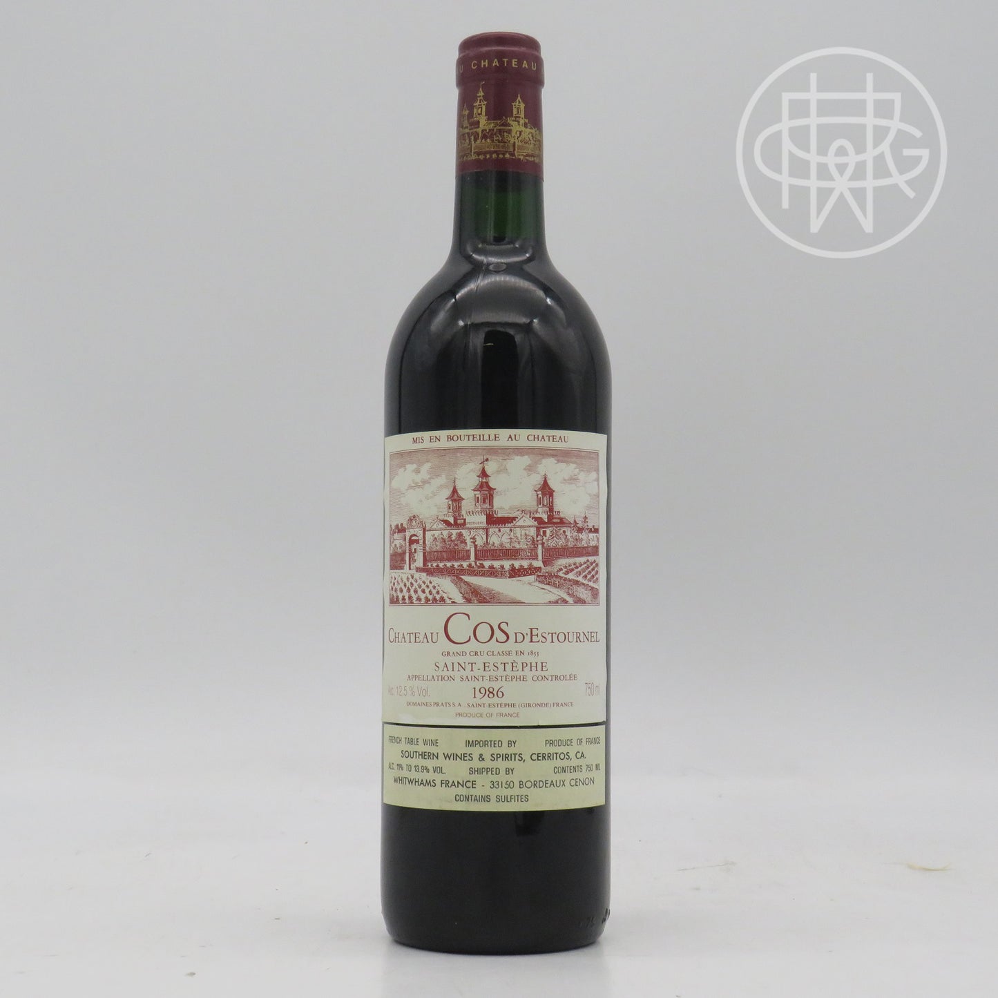 Cos d'Estournel 1986 750mL (Slightly Soiled Label)