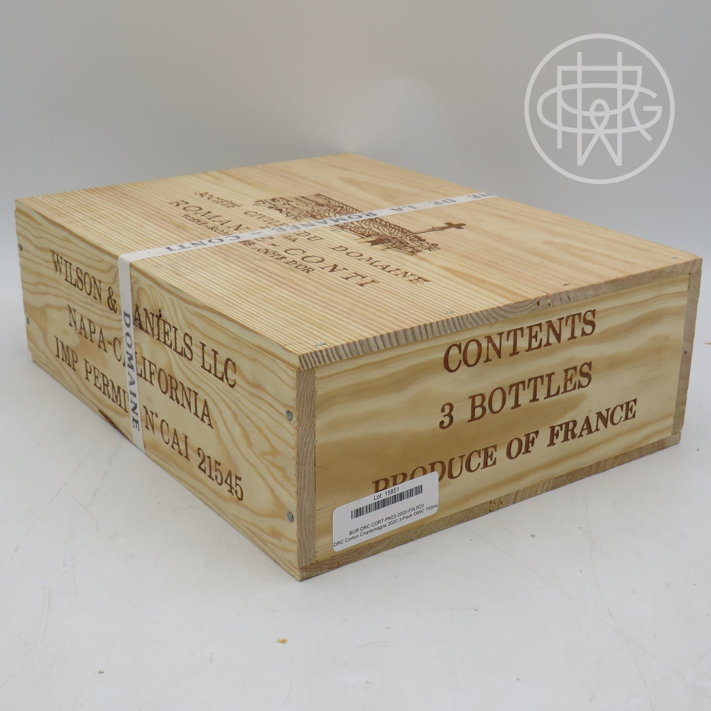 DRC Corton Charlemagne 2020 3-Pack OWC 750mL