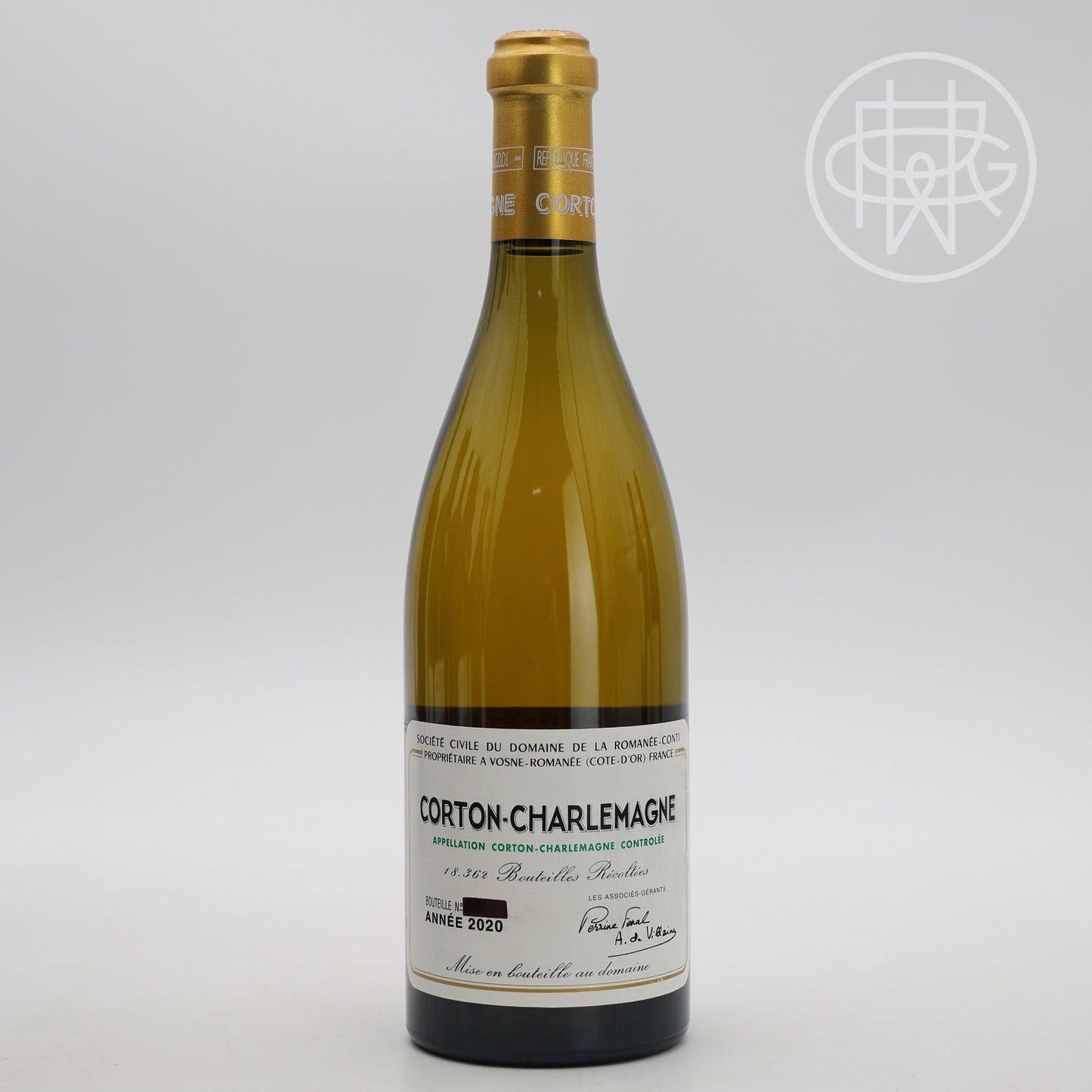 DRC Corton Charlemagne 2020 750mL (Blacked Out Serial Number)