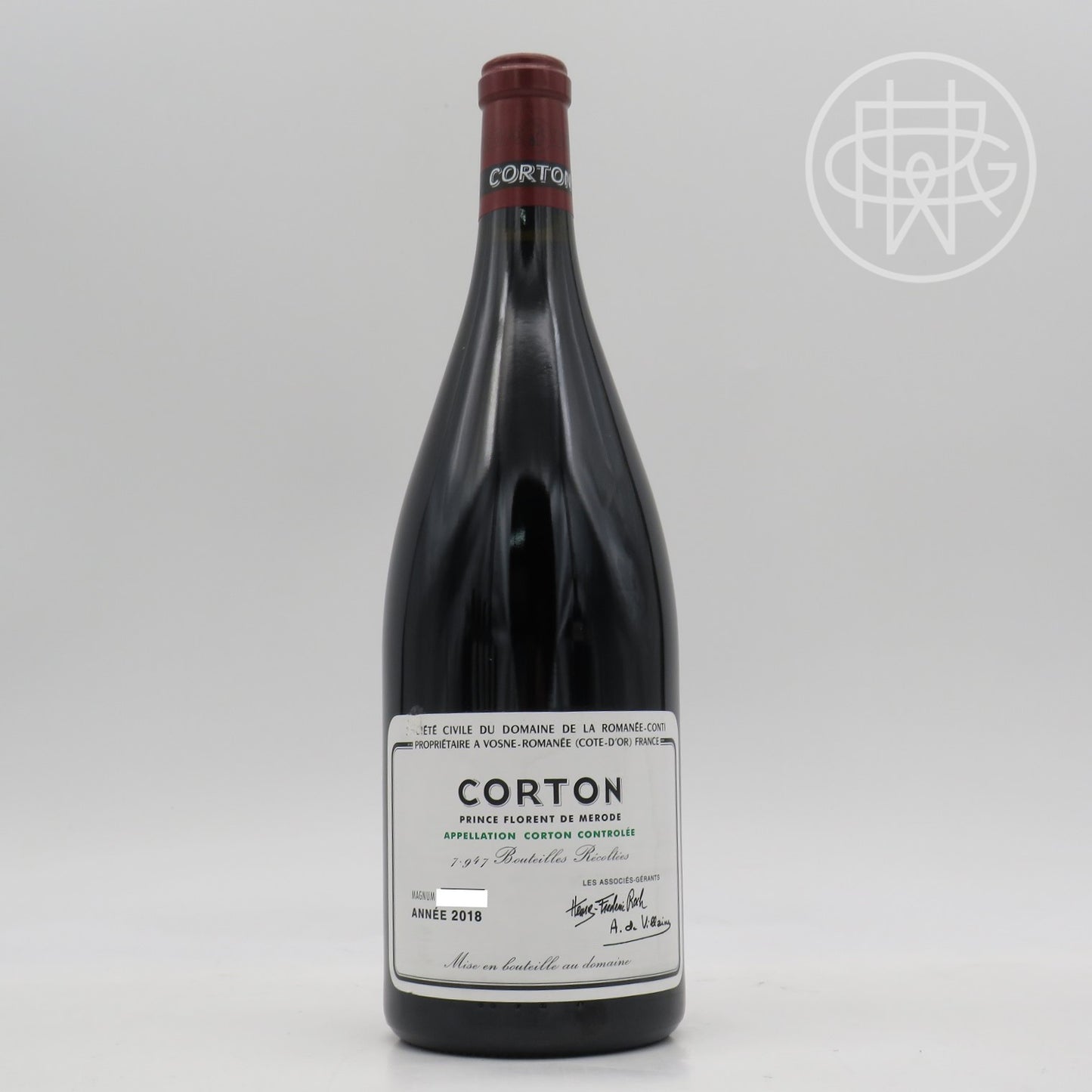 DRC Corton Grand Cru 2018 1.5L (Slightly Nicked Label)