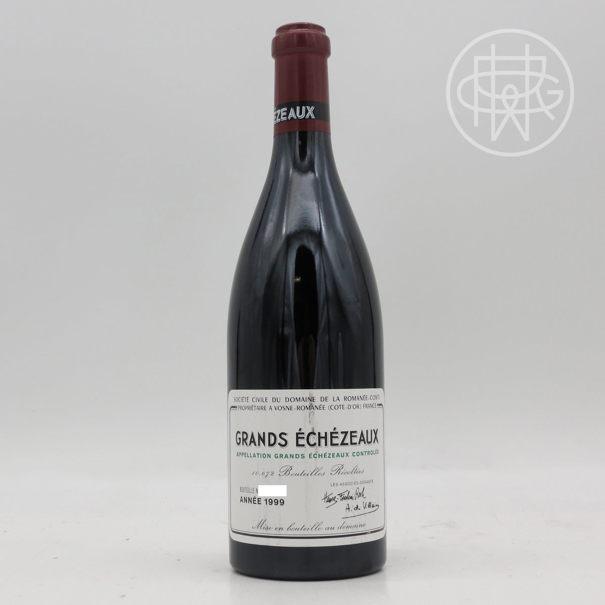 DRC Grands Echezeaux 1999 750mL (Soiled / Scuffed Label)