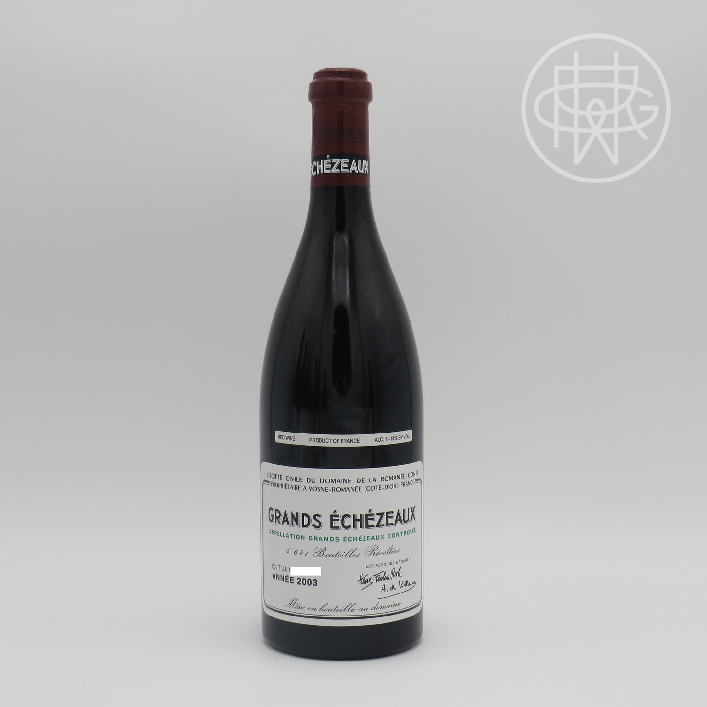 DRC Grands Echezeaux 2003 750mL