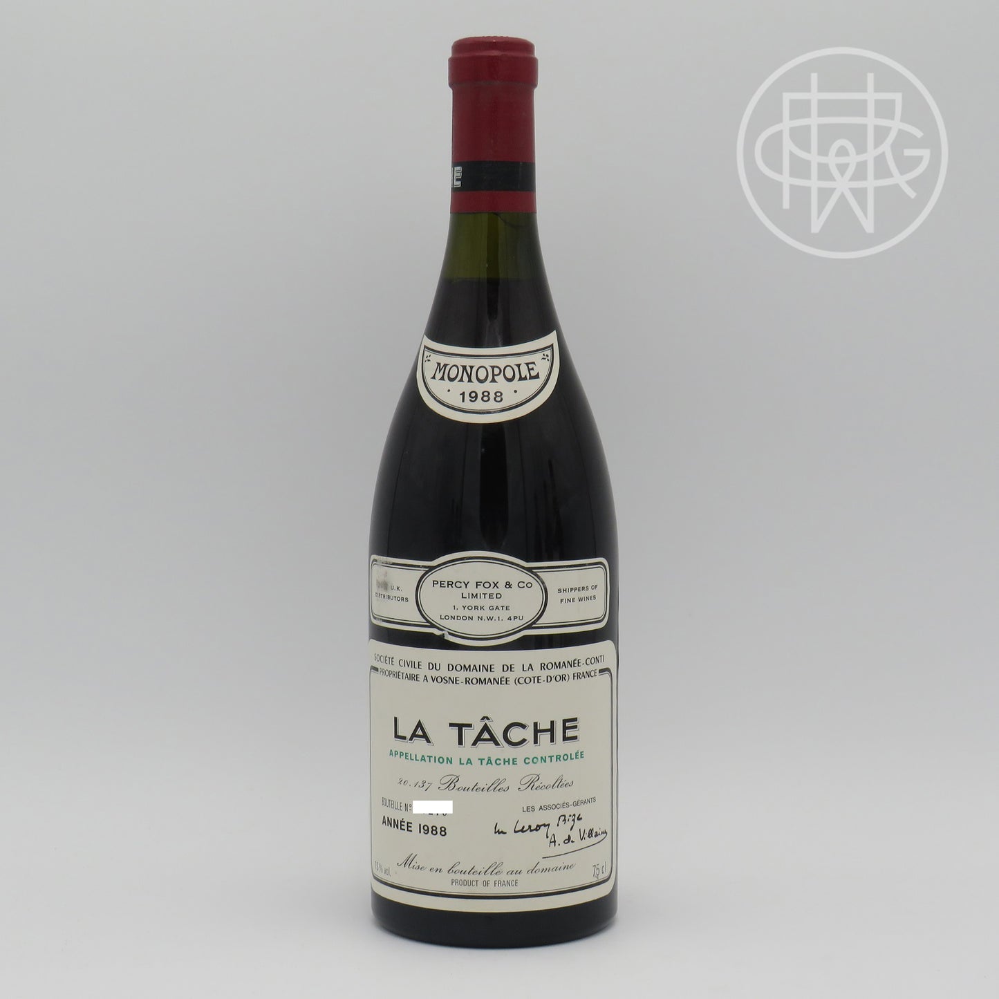 DRC La Tache 1988 750mL