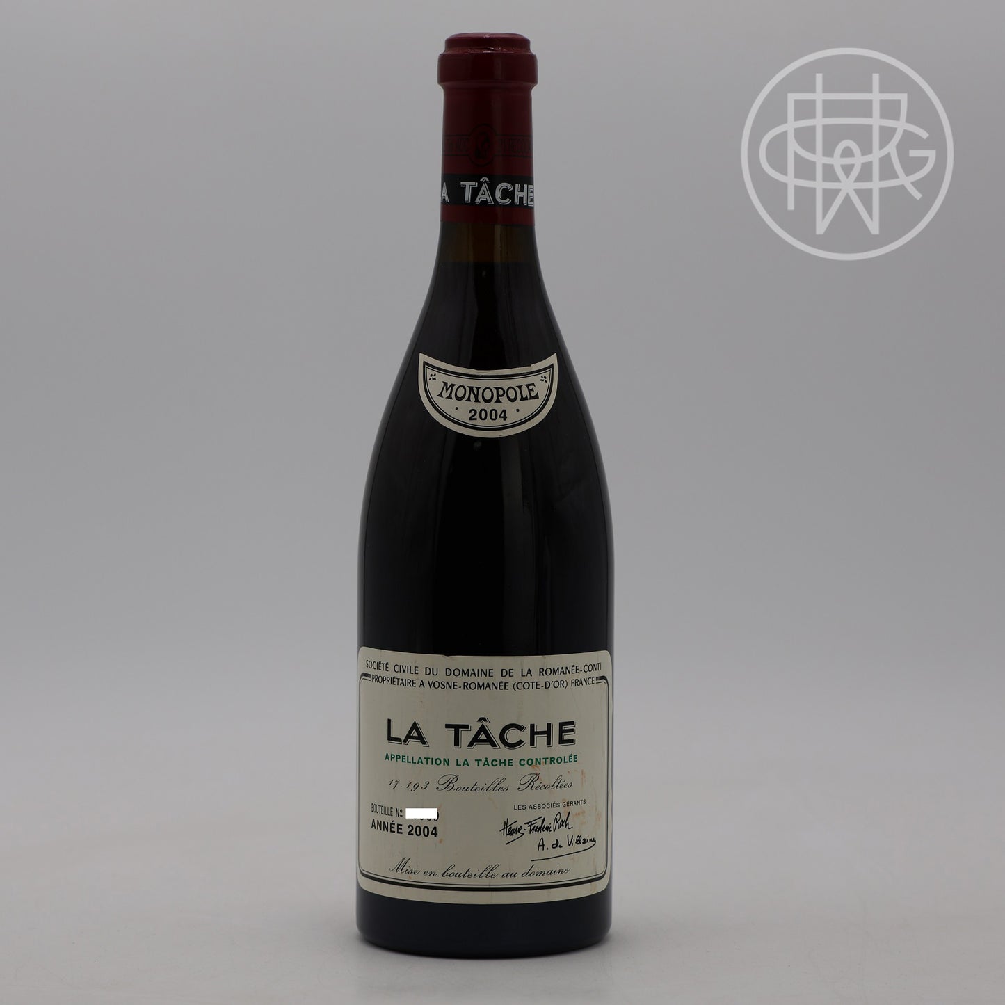 DRC La Tache 2004 750mL (Slightly Nicked Label)