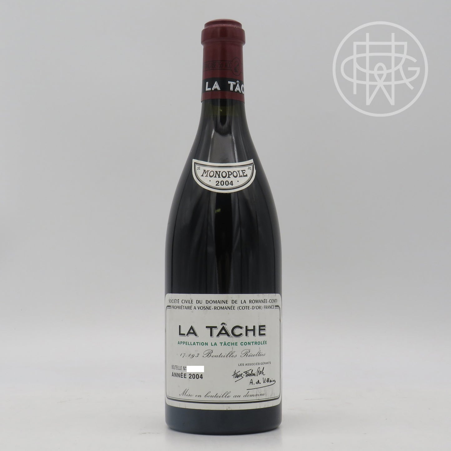 DRC La Tache 2004 750mL (Slightly Scuffed Label)