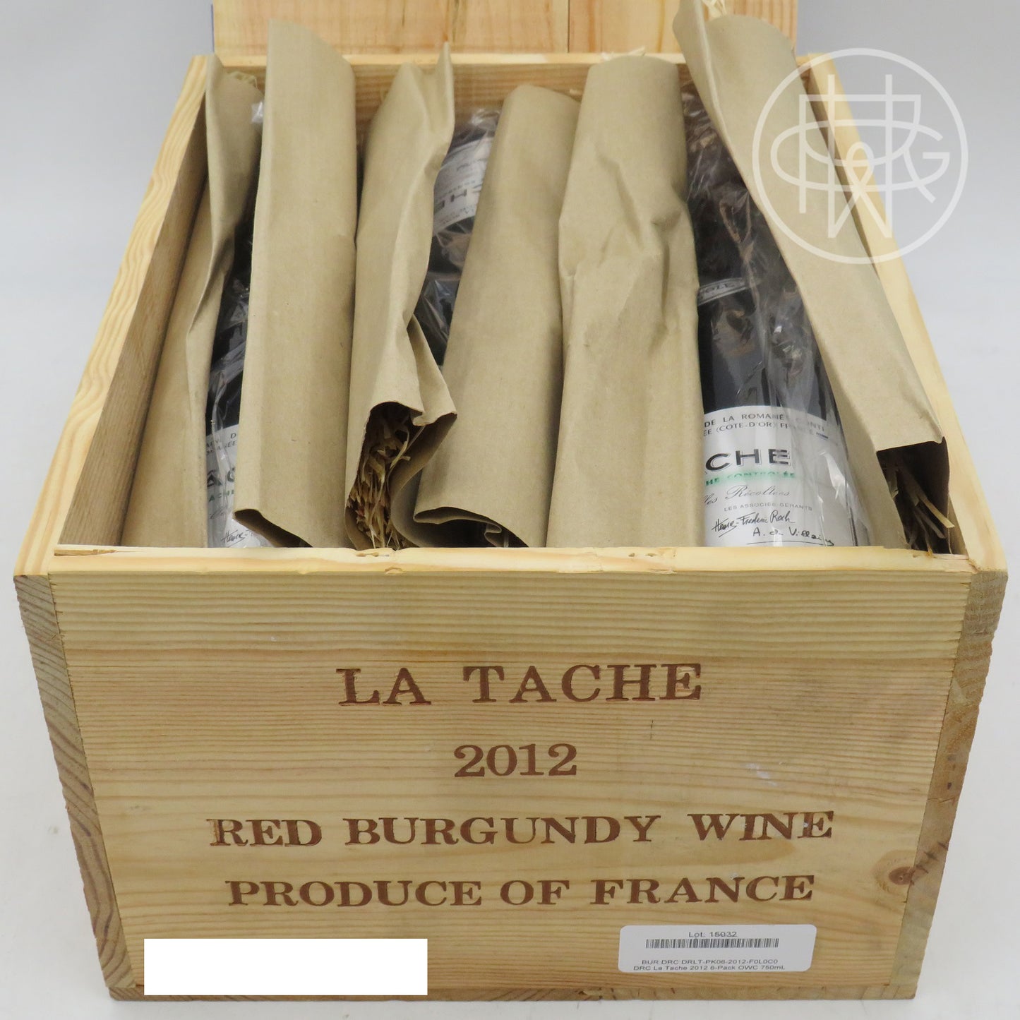 DRC La Tache 2012 6-Pack OWC 750mL