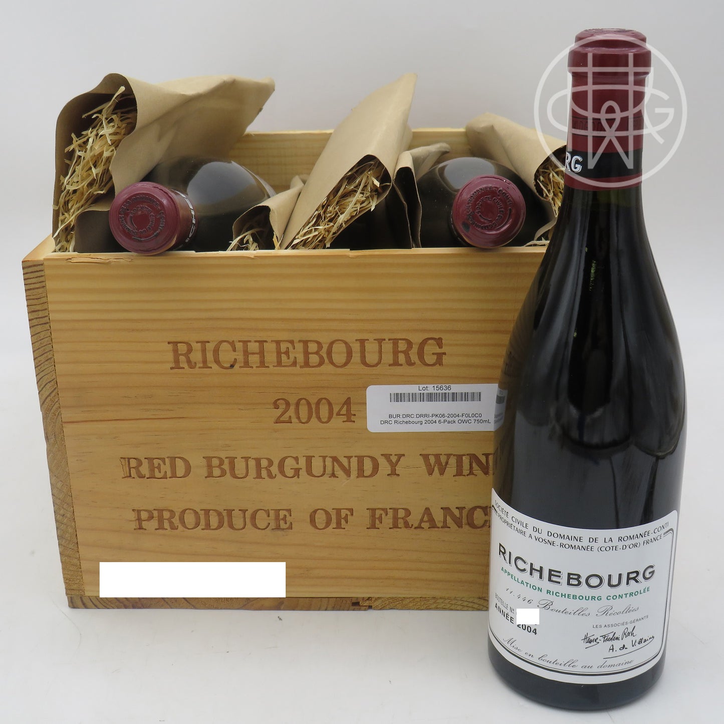 DRC Richebourg 2004 6-Pack OWC 750mL