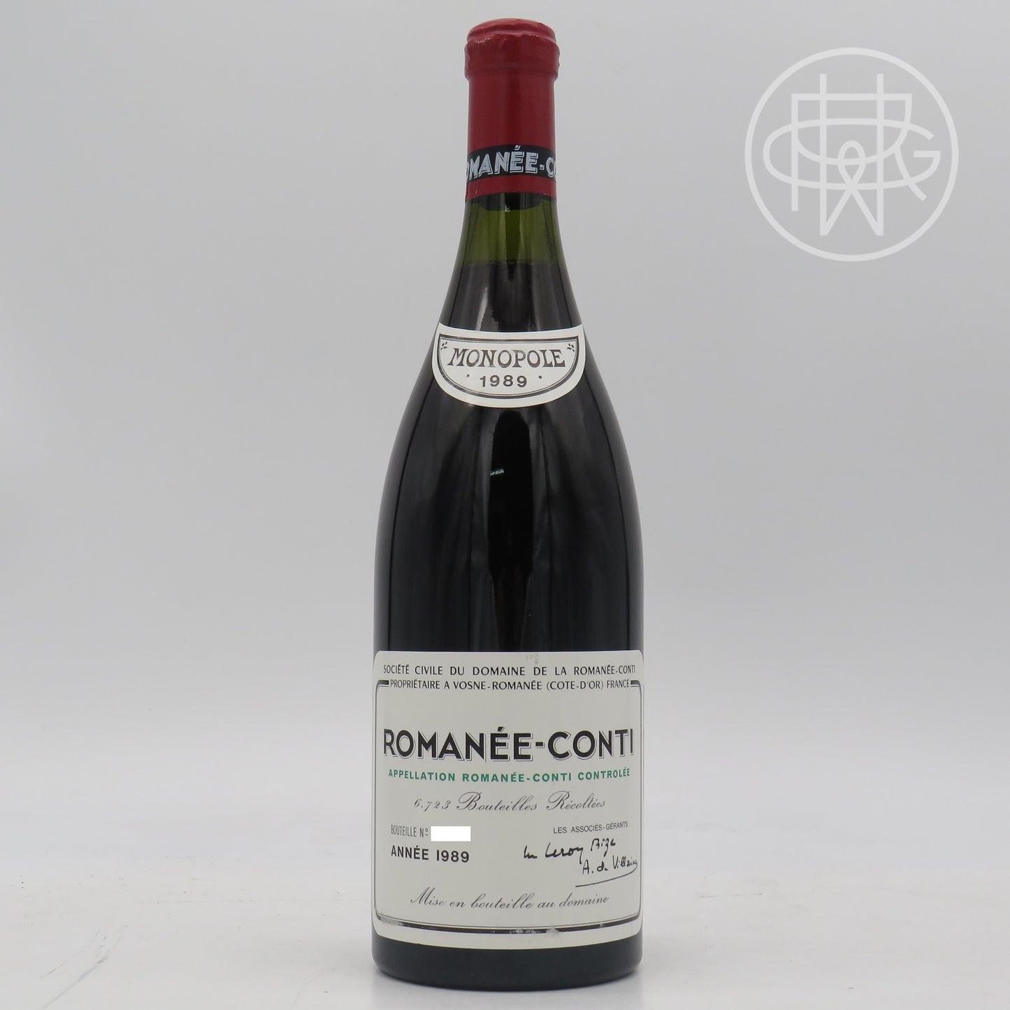 DRC Romanee Conti 1989 750mL