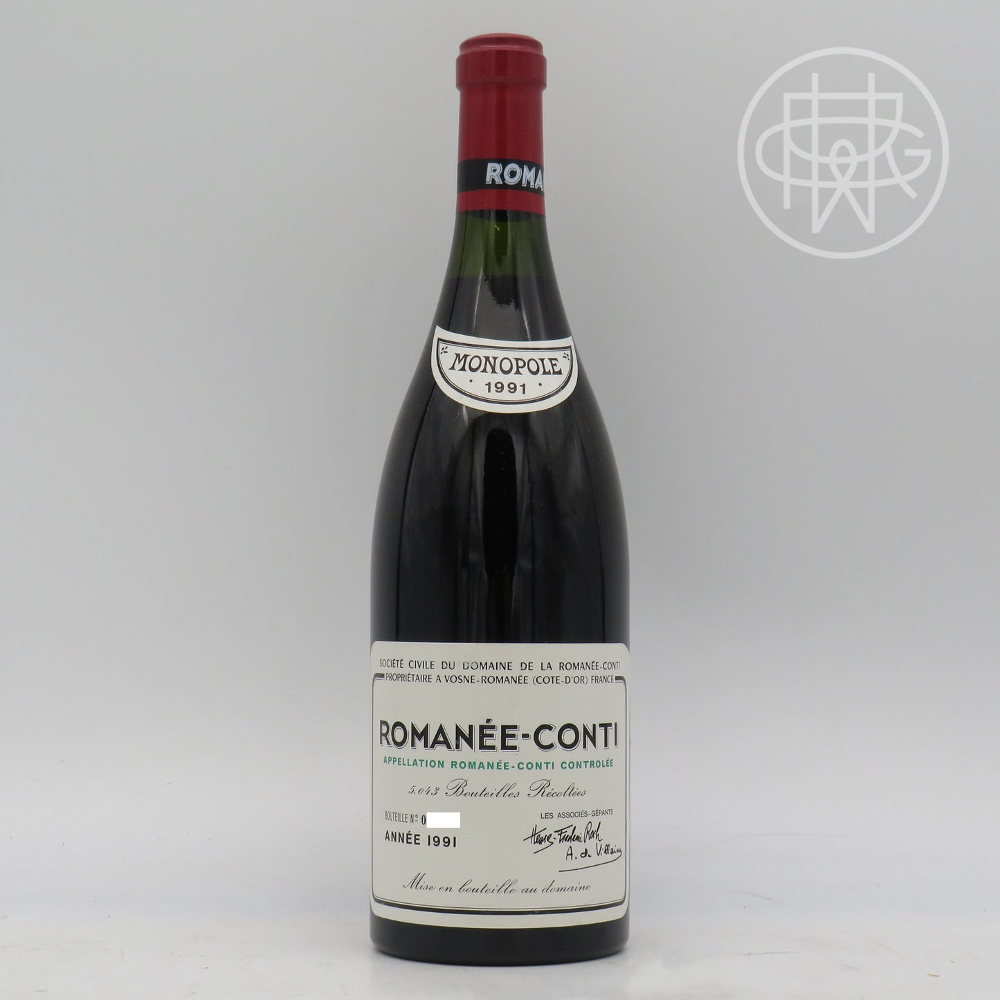 DRC Romanee Conti 1991 750mL