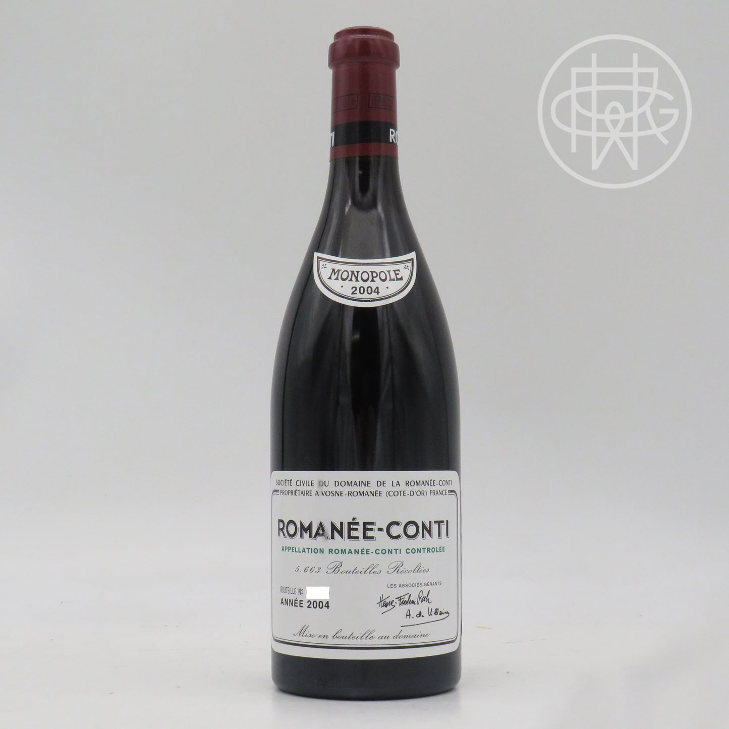 DRC Romanee Conti 2004 750mL