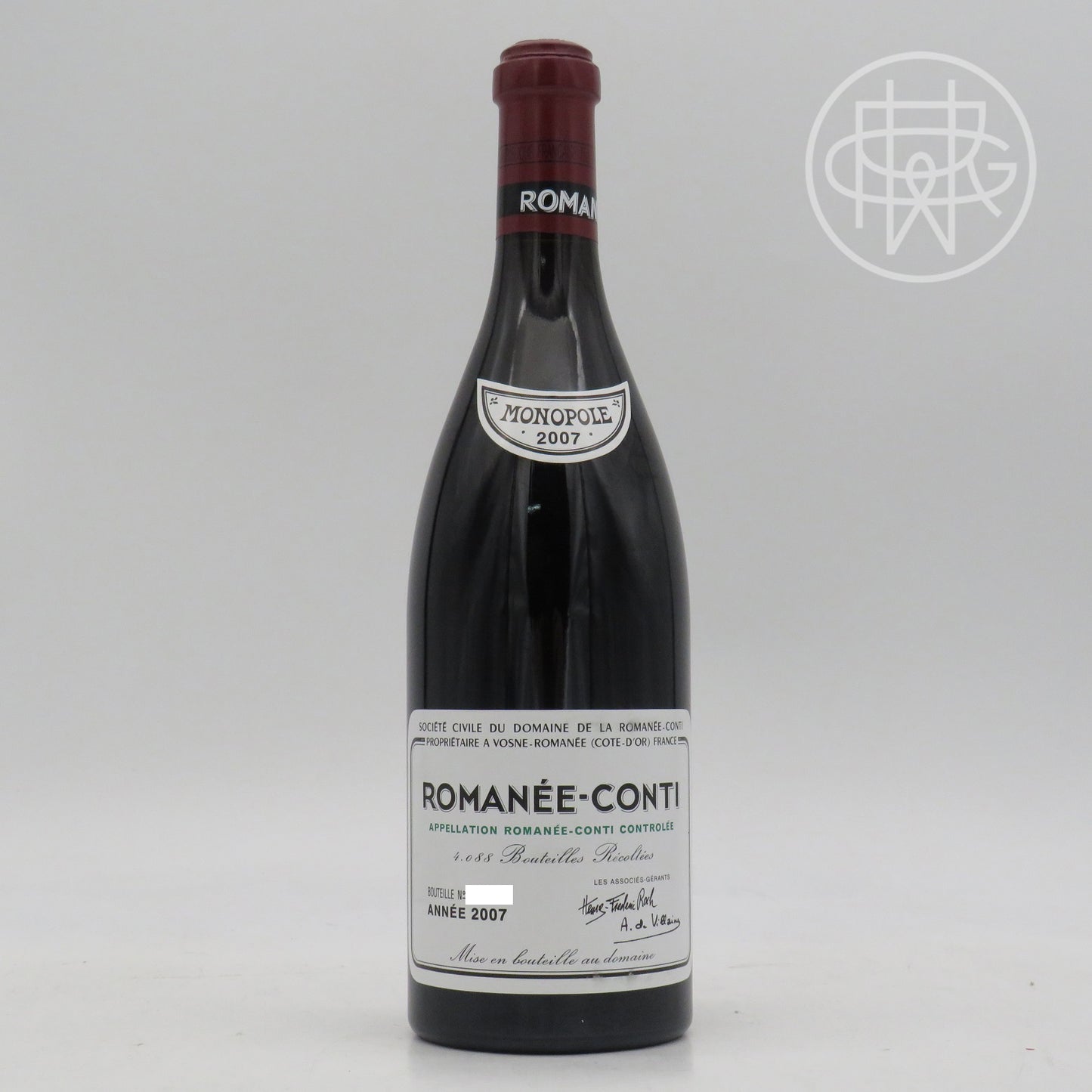 DRC Romanee Conti 2007 750mL