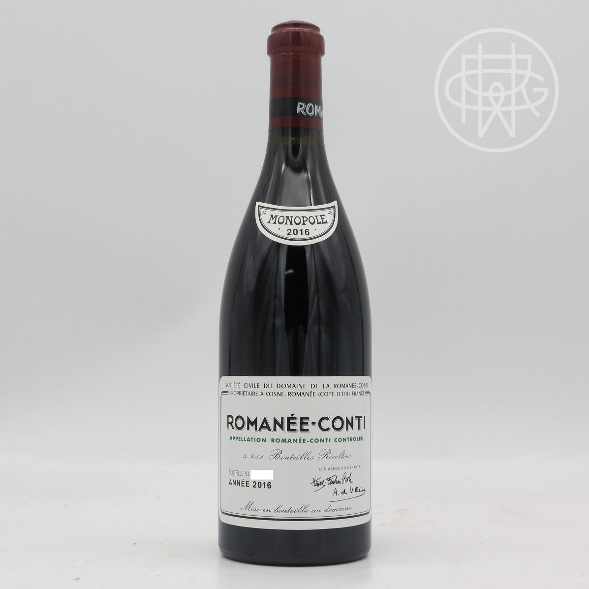 DRC Romanee Conti 2016 750mL