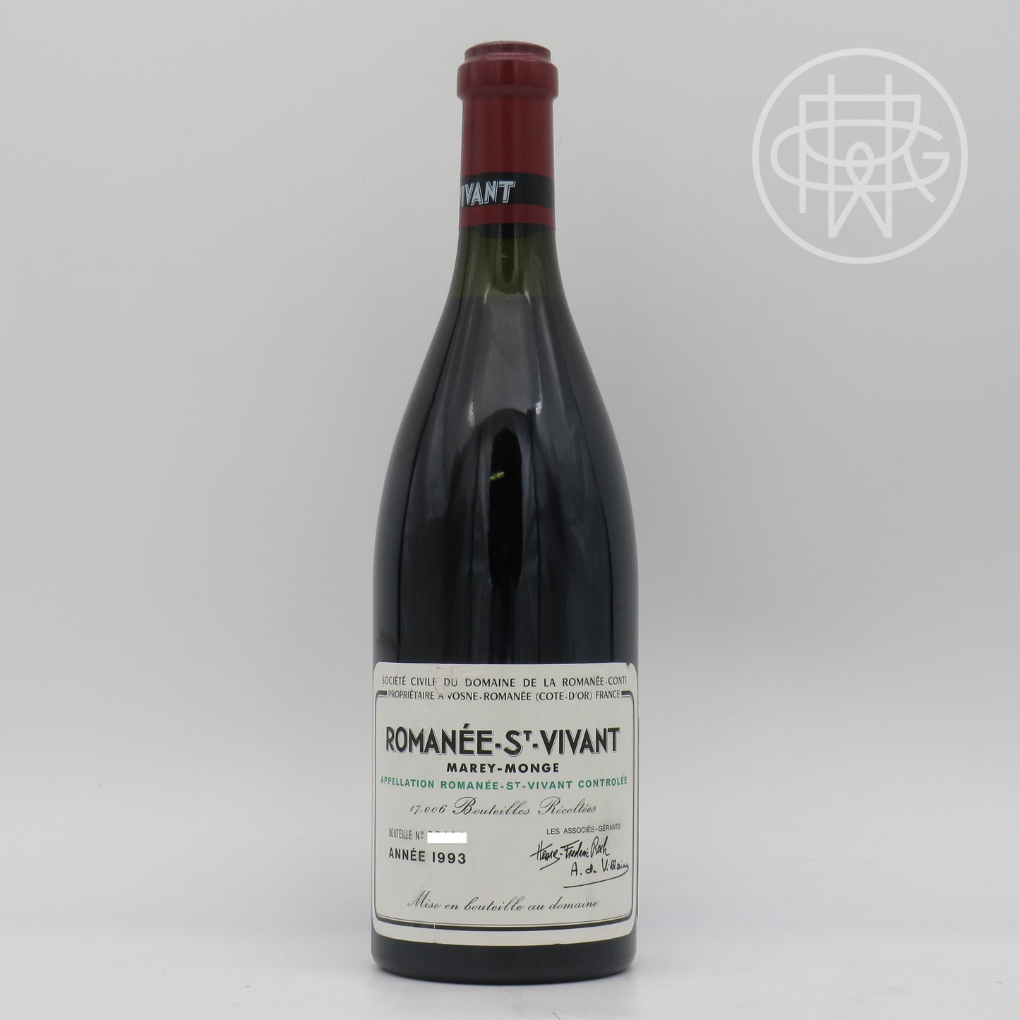 DRC St Vivant 1993 750mL