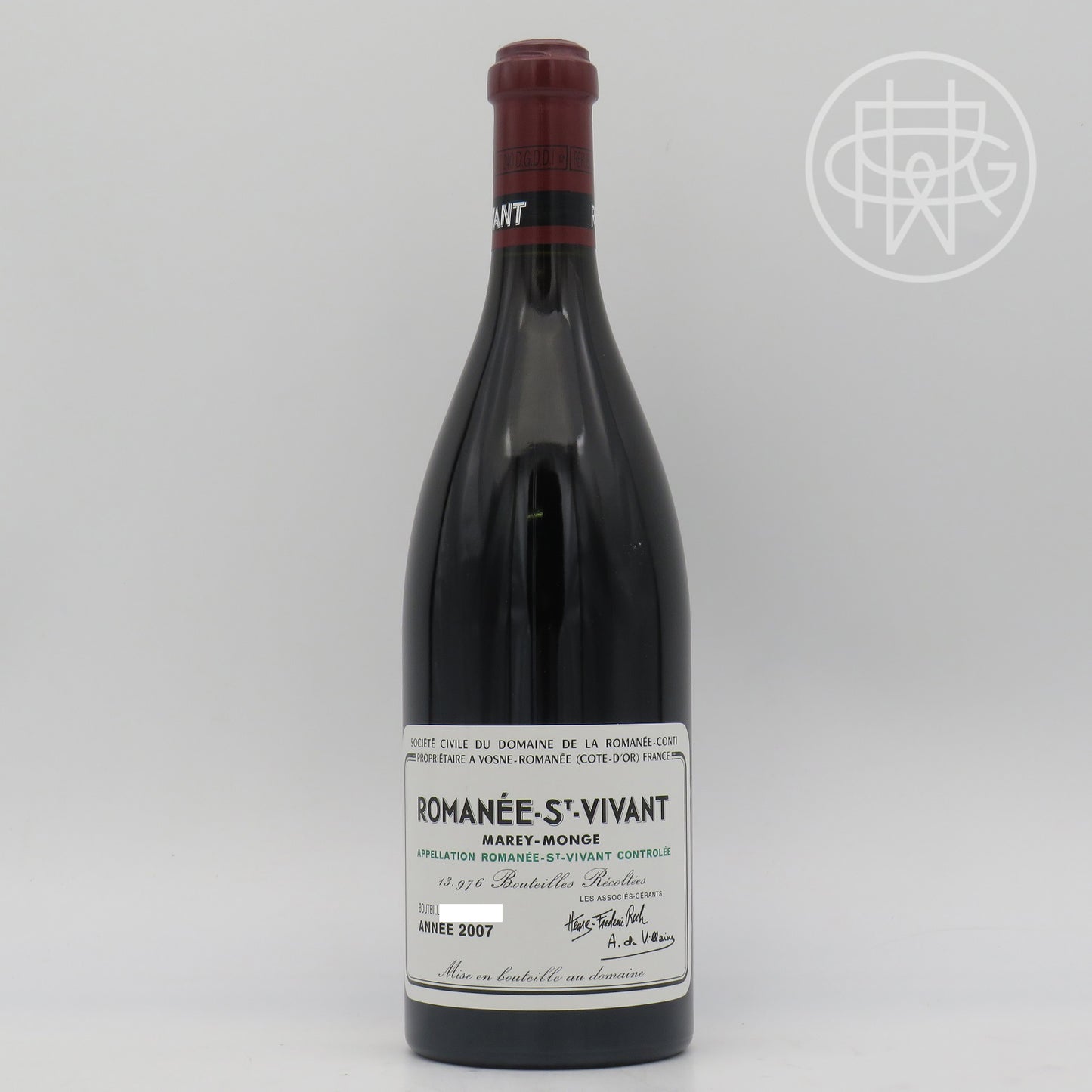 DRC St Vivant 2007 750mL
