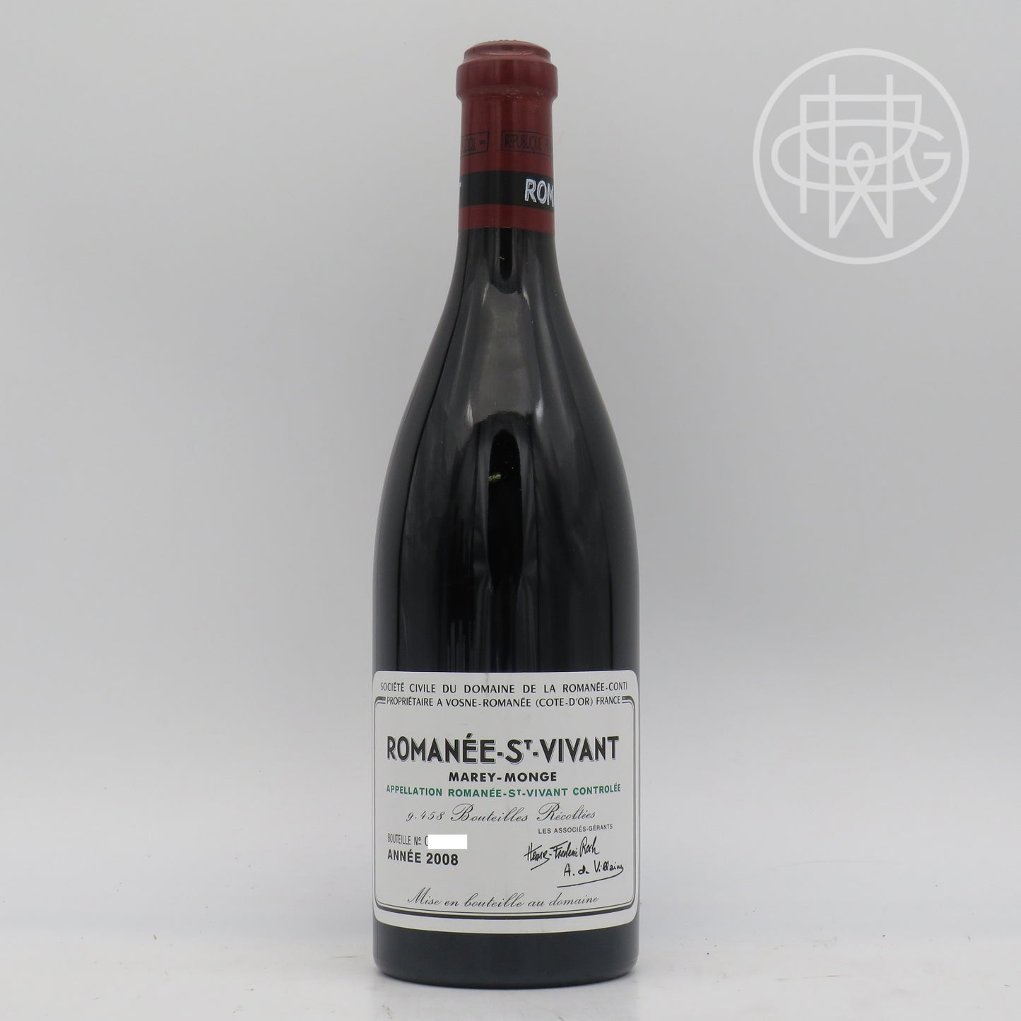 DRC St Vivant 2008 750mL