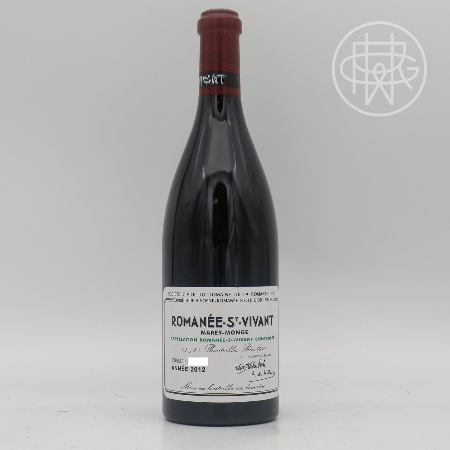 DRC St Vivant 2012 750mL