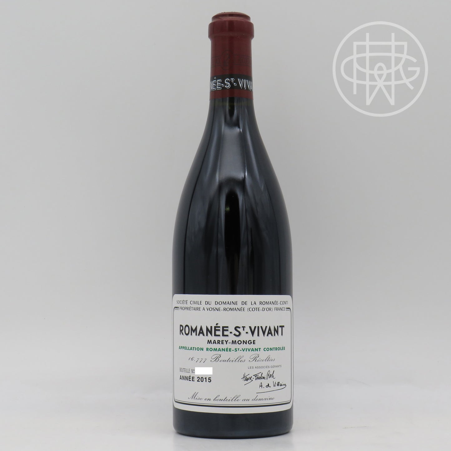 DRC St Vivant 2015 750mL