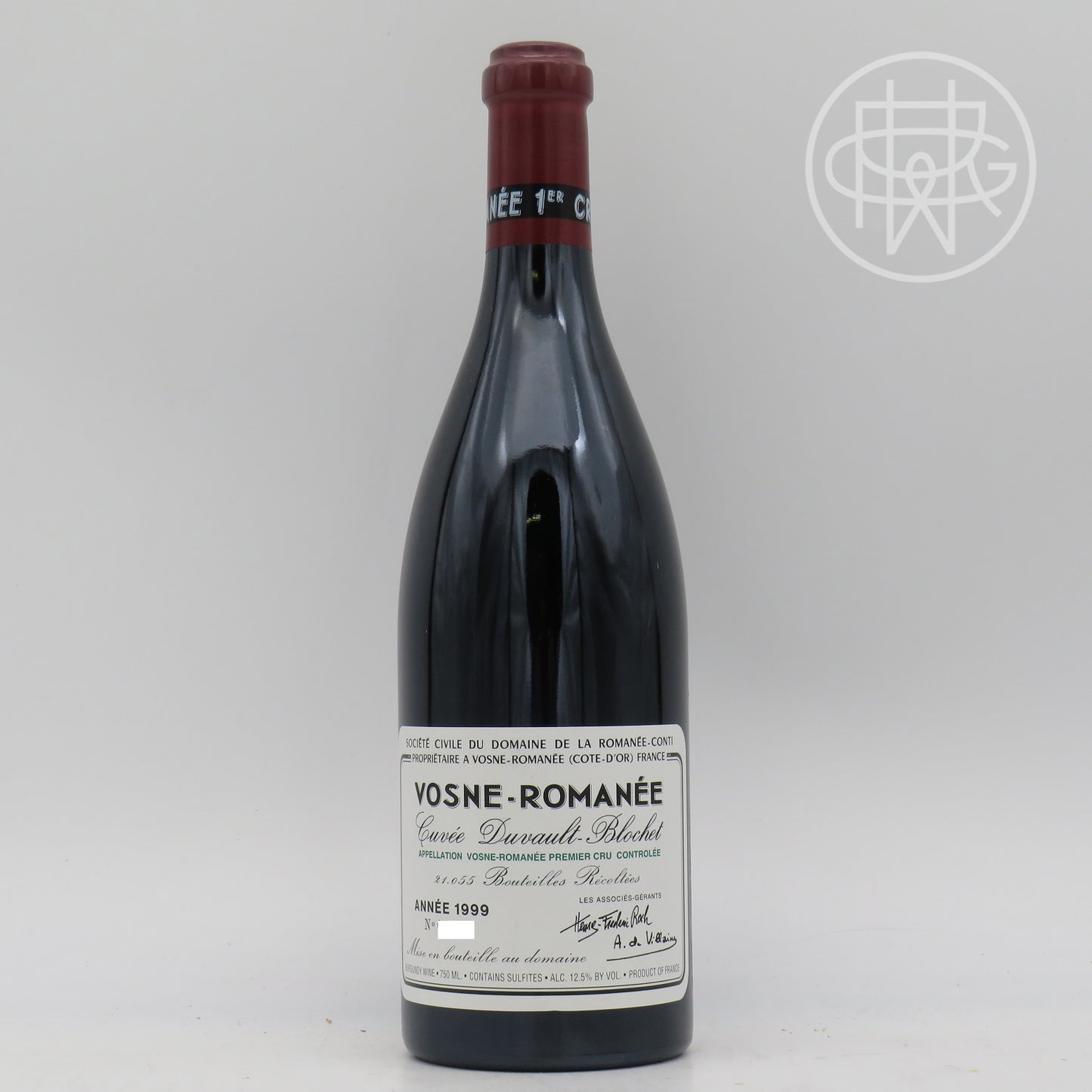 DRC Vosne Romanee Cuvee Duvault Blochet 1999 750mL
