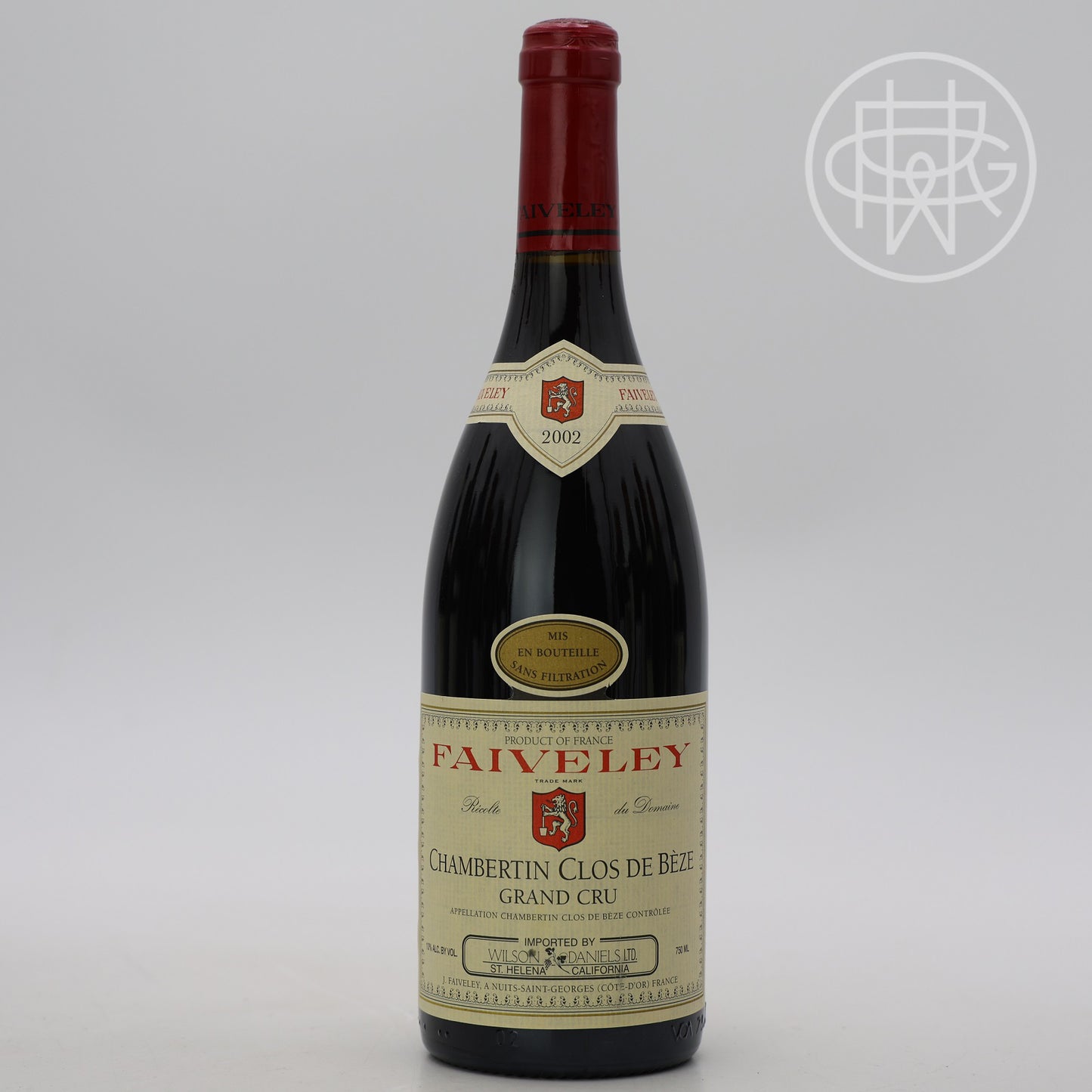 Faiveley Chambertin Clos de Beze 2002 750mL