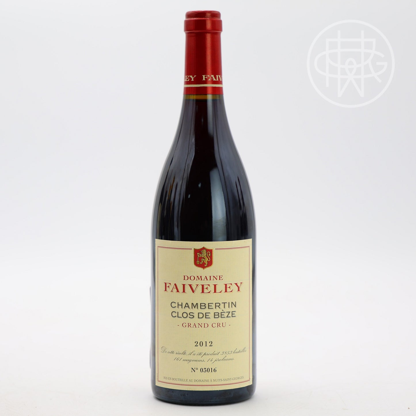 Faiveley Chambertin Clos de Beze 2012 750mL