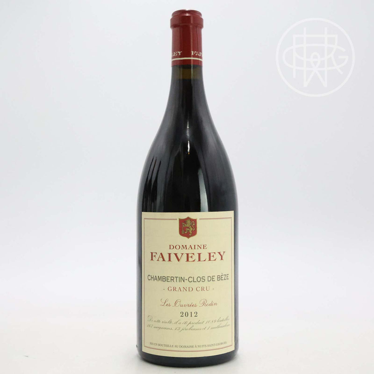 Faiveley Chambertin Clos de Beze Les Ouverees Rodin 2012 1.5L
