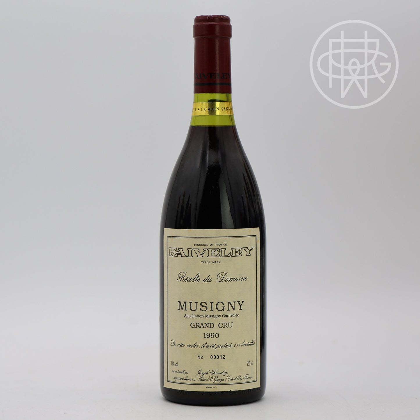 Faiveley Musigny 1990 750mL