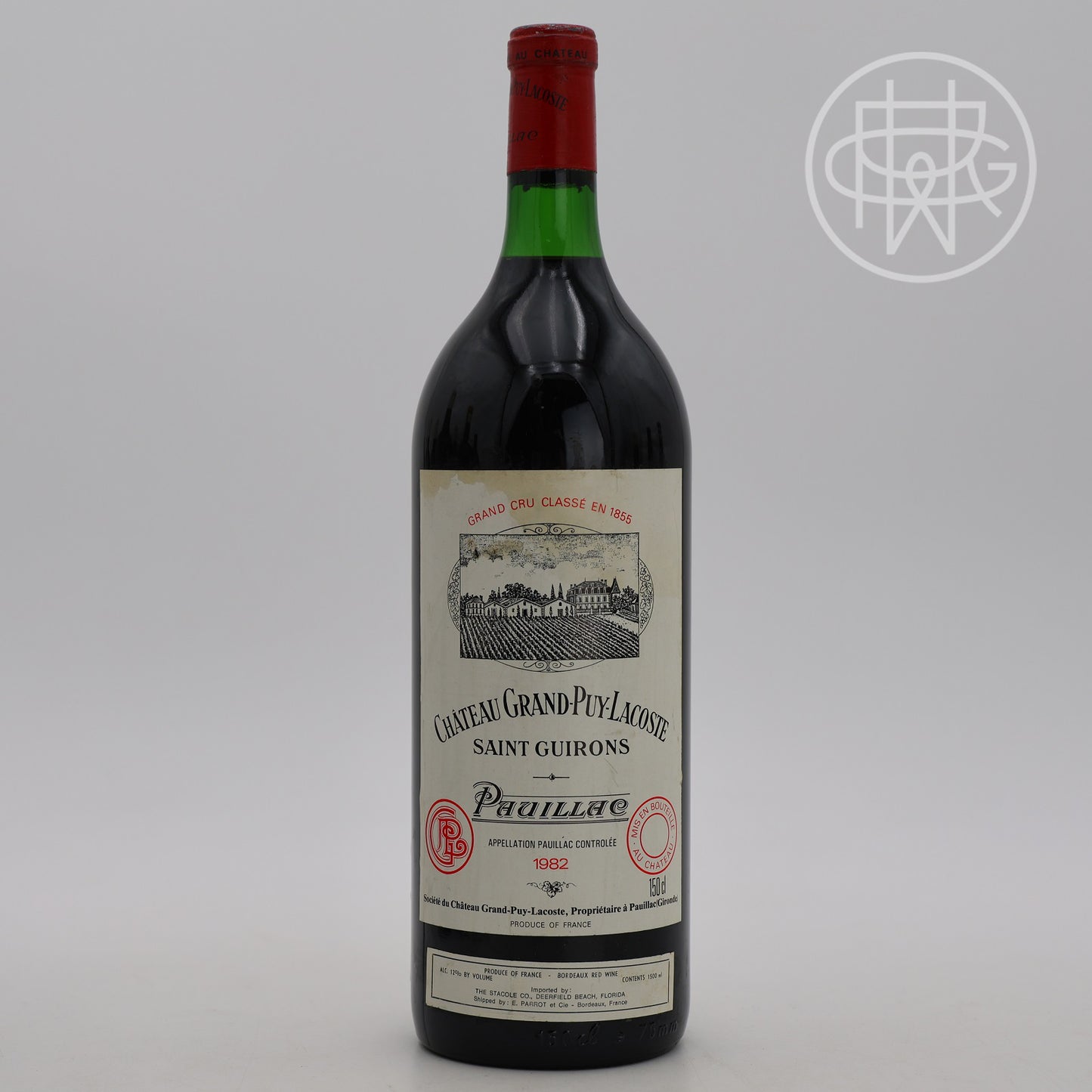 Grand Puy-Lacoste 1982 1.5L (Slightly Soiled Label)