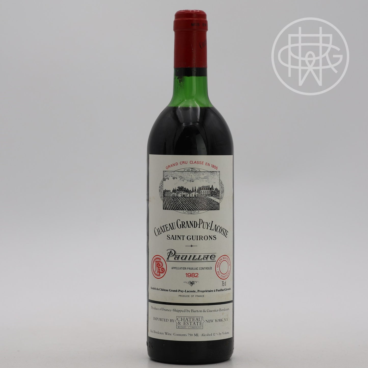 Grand Puy-Lacoste 1982 750mL (High Shoulder)