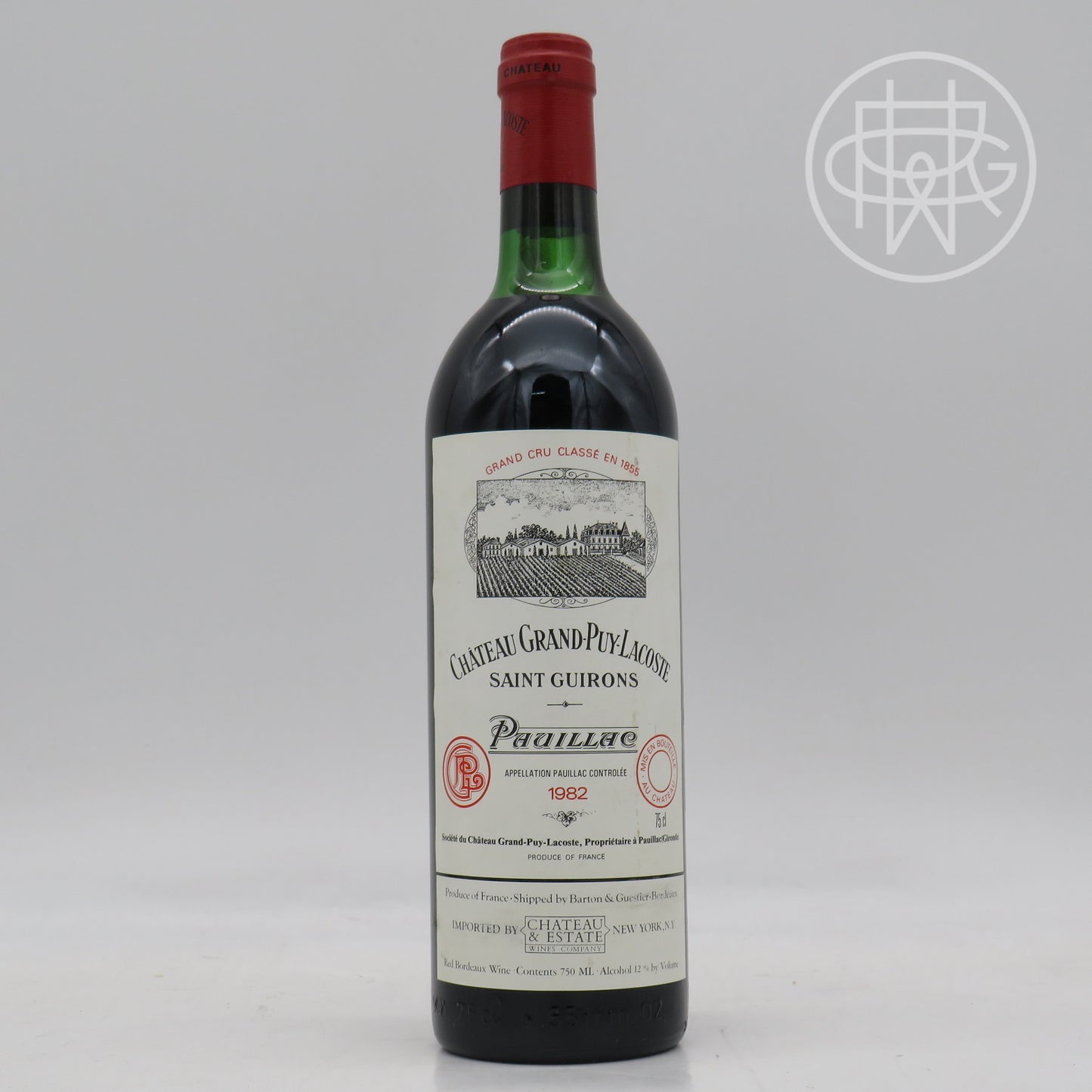 Grand Puy-Lacoste 1982 750mL (Top Shoulder)